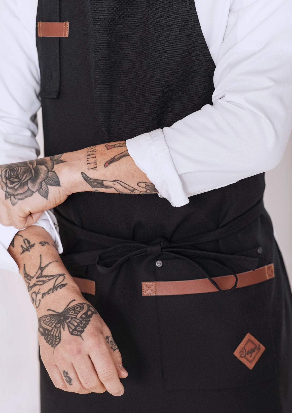 Delantal con peto rústico unisex | Segers