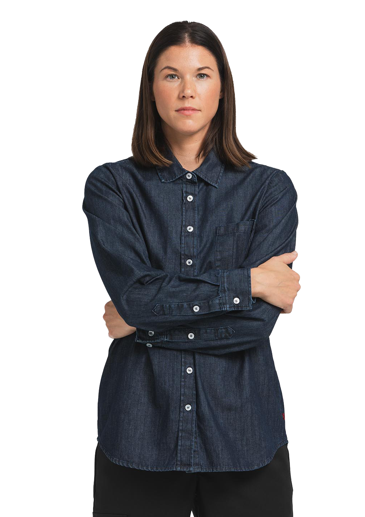 Camisa vaquera de mujer de manga corta | Segers