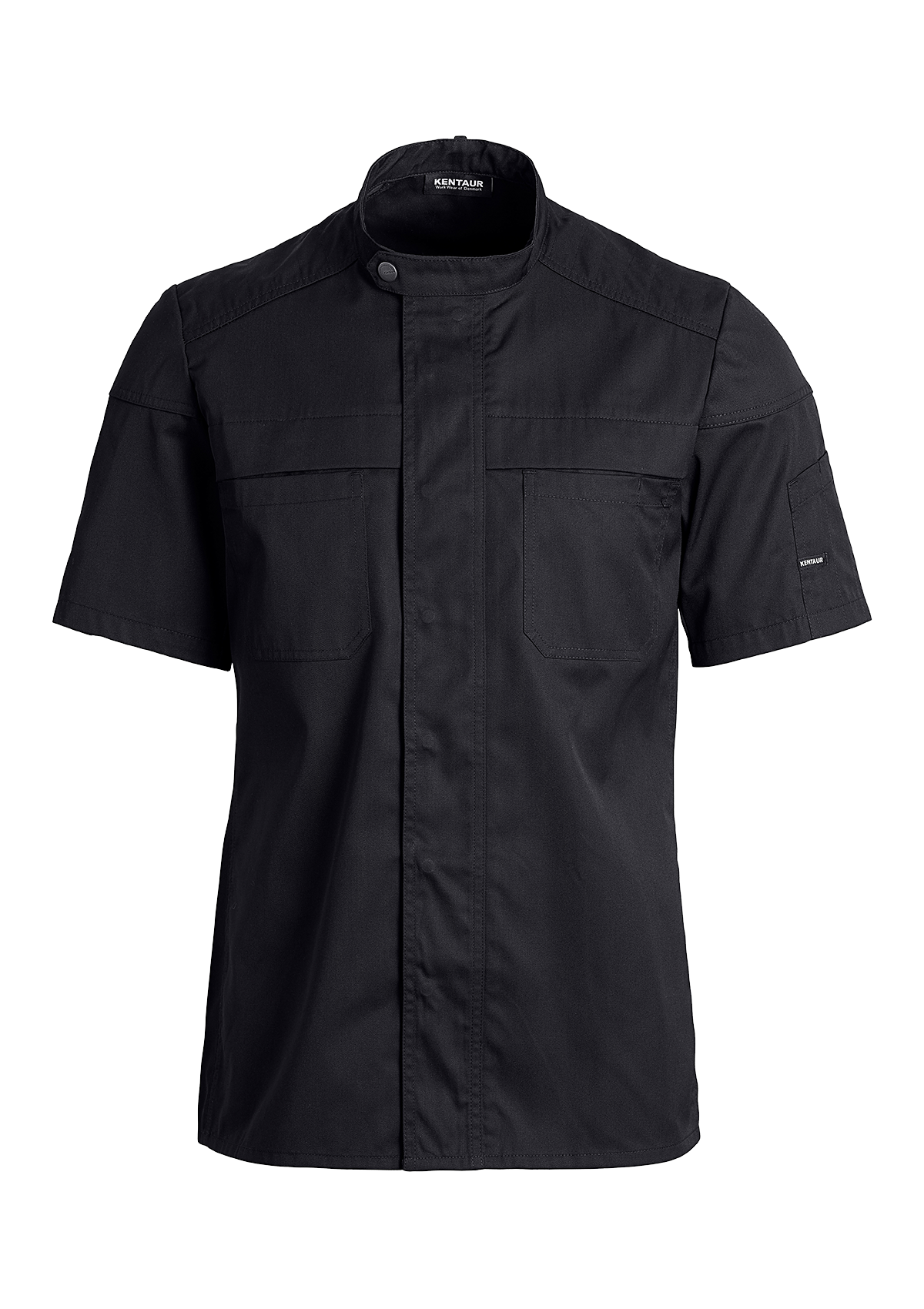 Veste de Chef & Service Style Biker Unisexe Manches Courtes