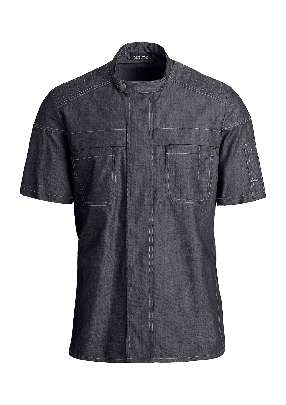 Veste de Chef & Service Style Biker Unisexe Manches Courtes