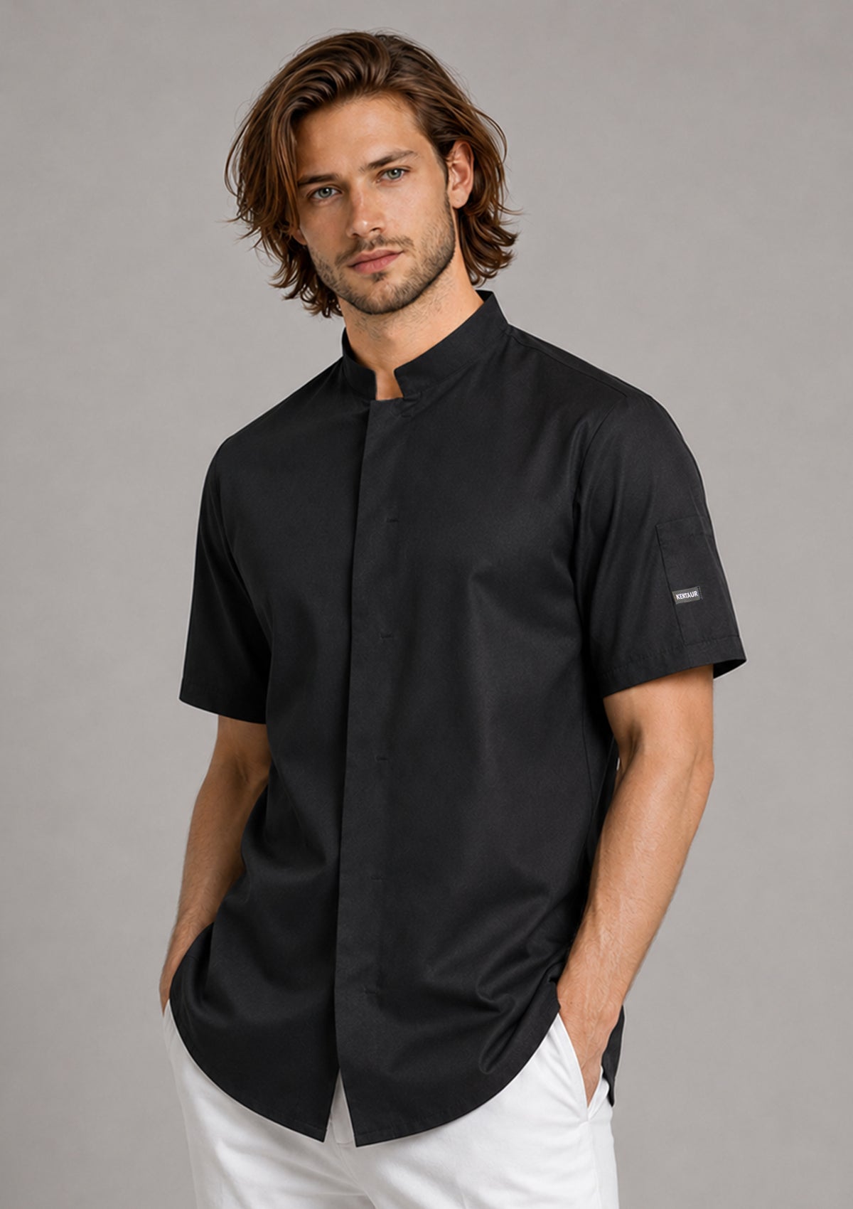 Menu Chef/Service Jacket Short Sleeves Unisex