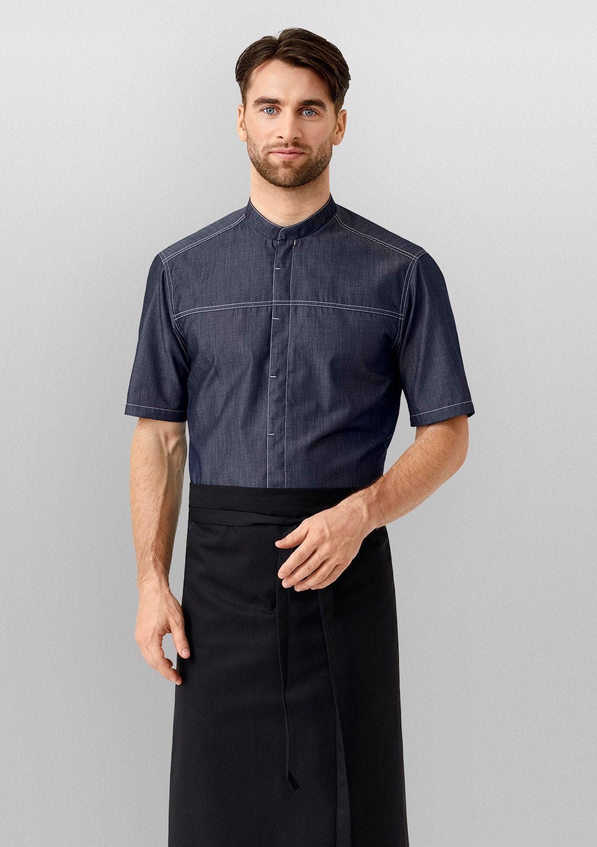 Chef & Service Modern Shirt in Optimal Fit Short Sleeves Unisex