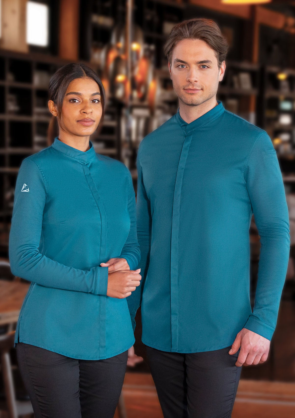 Long-sleeved Men's Chef Jacket DIAMOND CUT® Avantgarde