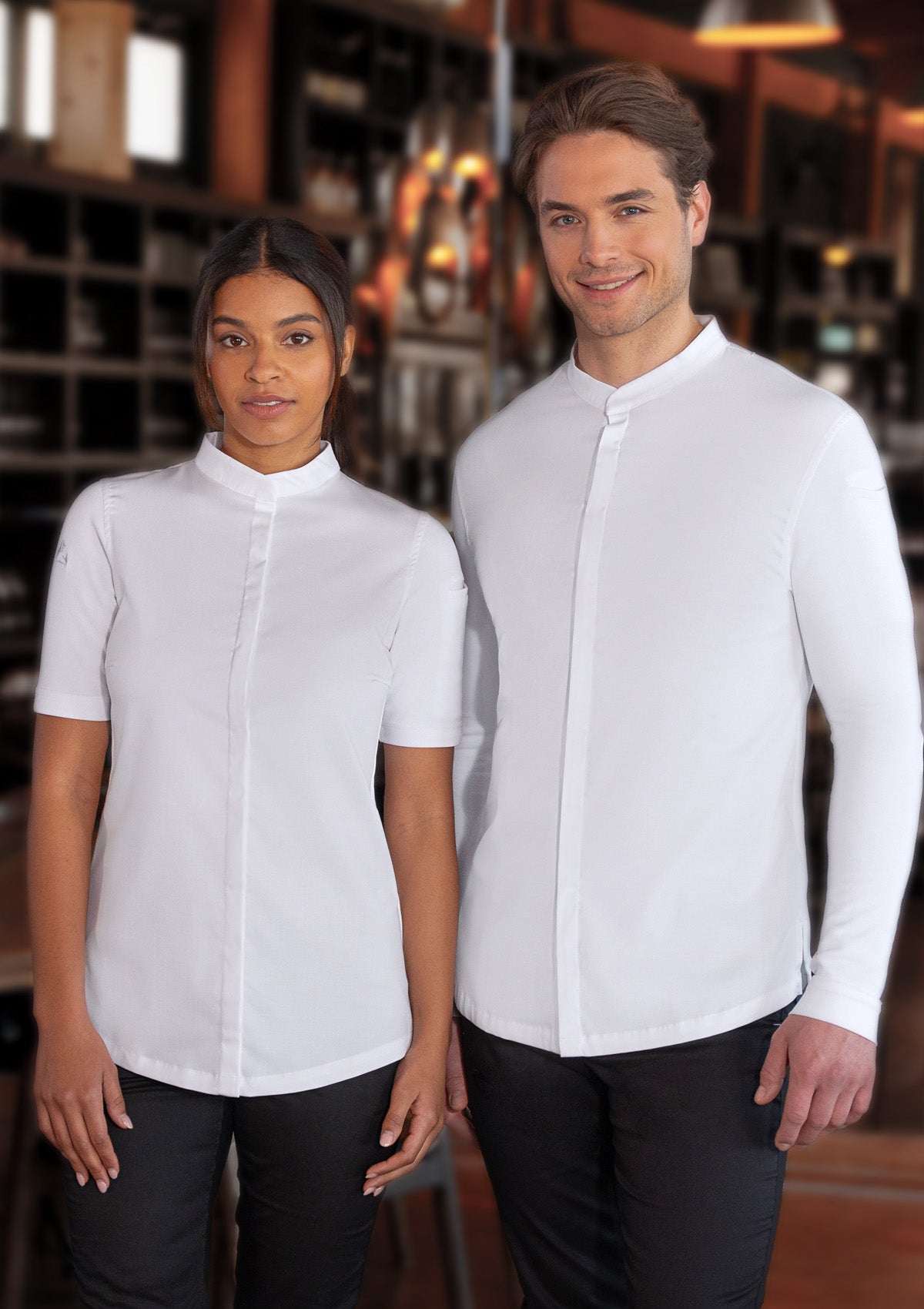 Long-sleeved Men's Chef Jacket DIAMOND CUT® Avantgarde
