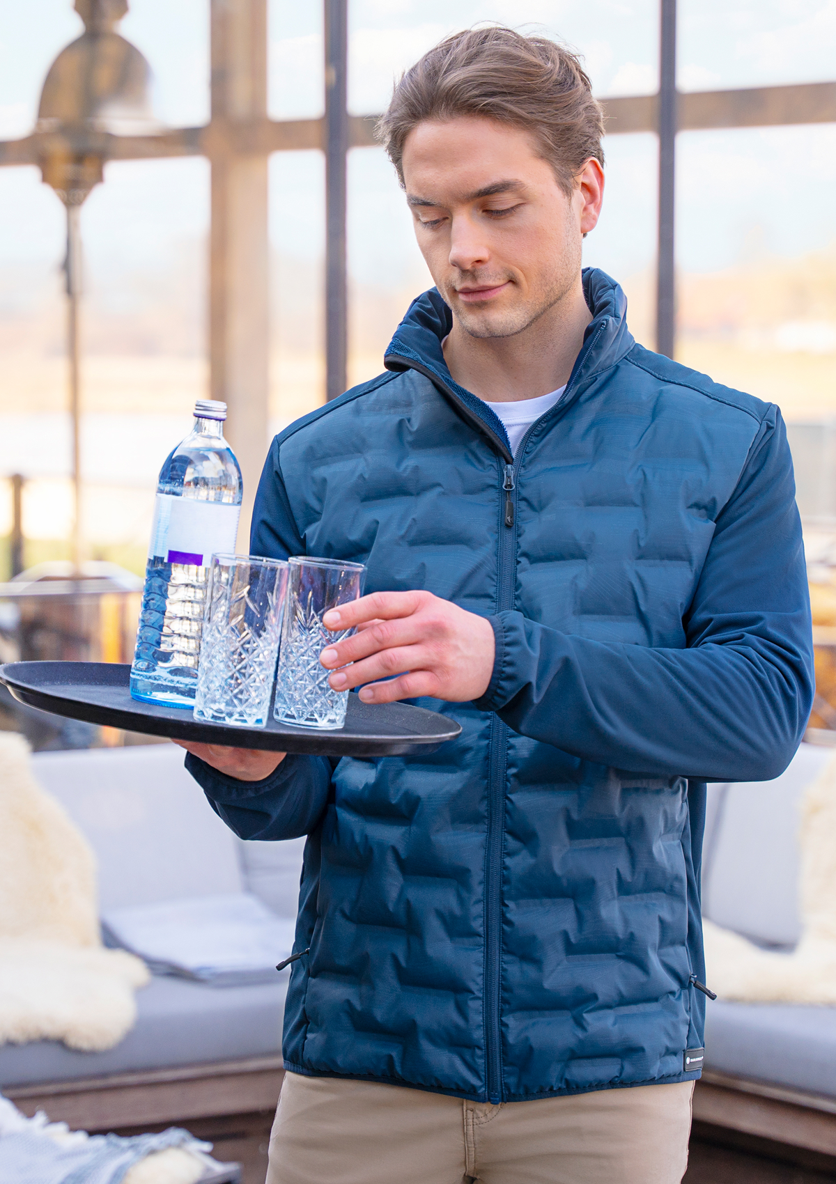 Men's Hybrid Jacket Outdoor-Pro