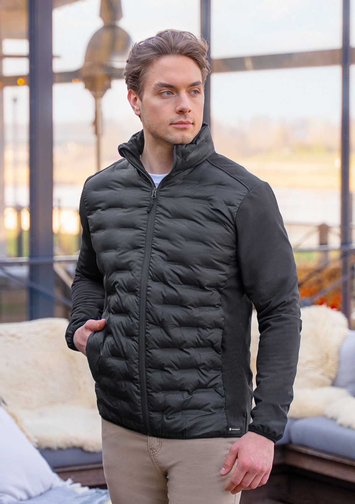 Men's Hybrid Jacket Outdoor-Pro
