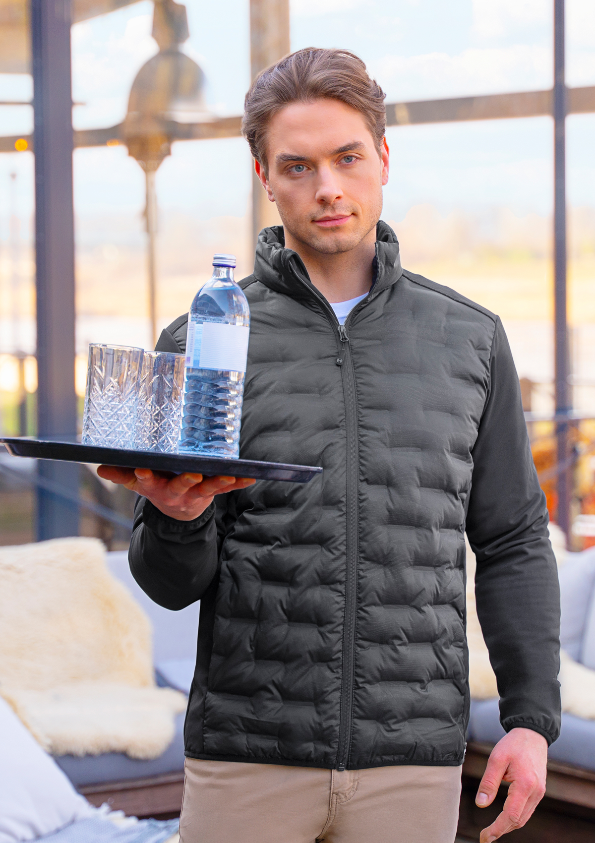 Men's Hybrid Jacket Outdoor-Pro