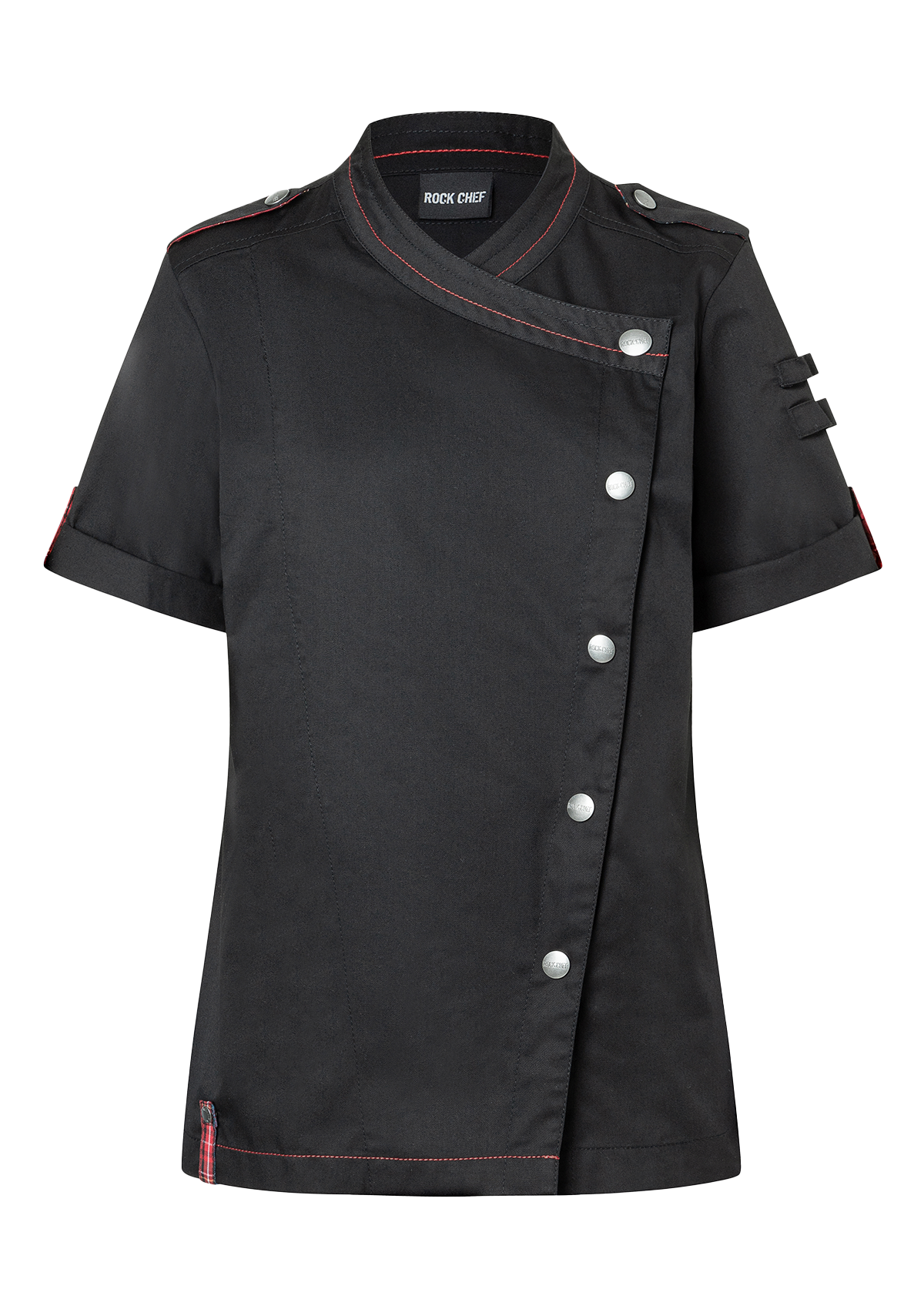 Short-sleeved Ladies' Chef Jacket ROCK CHEF®-Stage2
