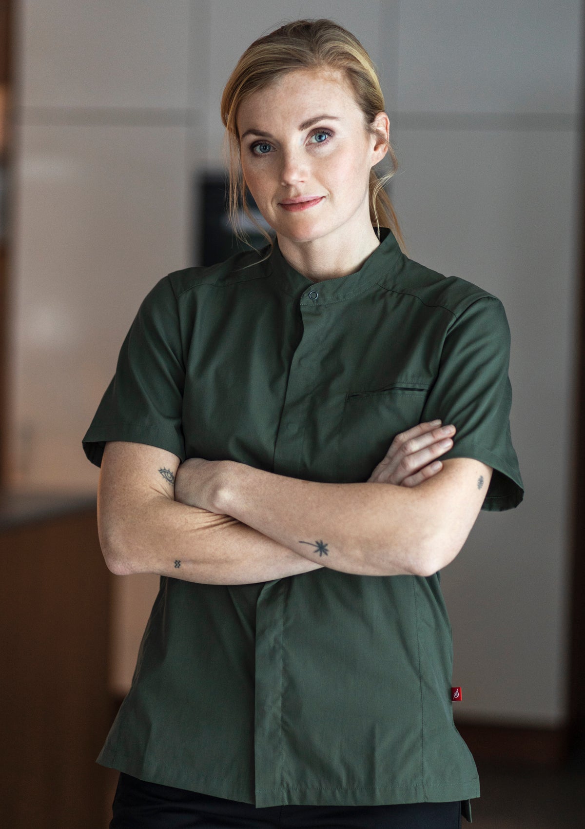 Camisa de chef Airy Action unisex inspirada en el deporte | Segers