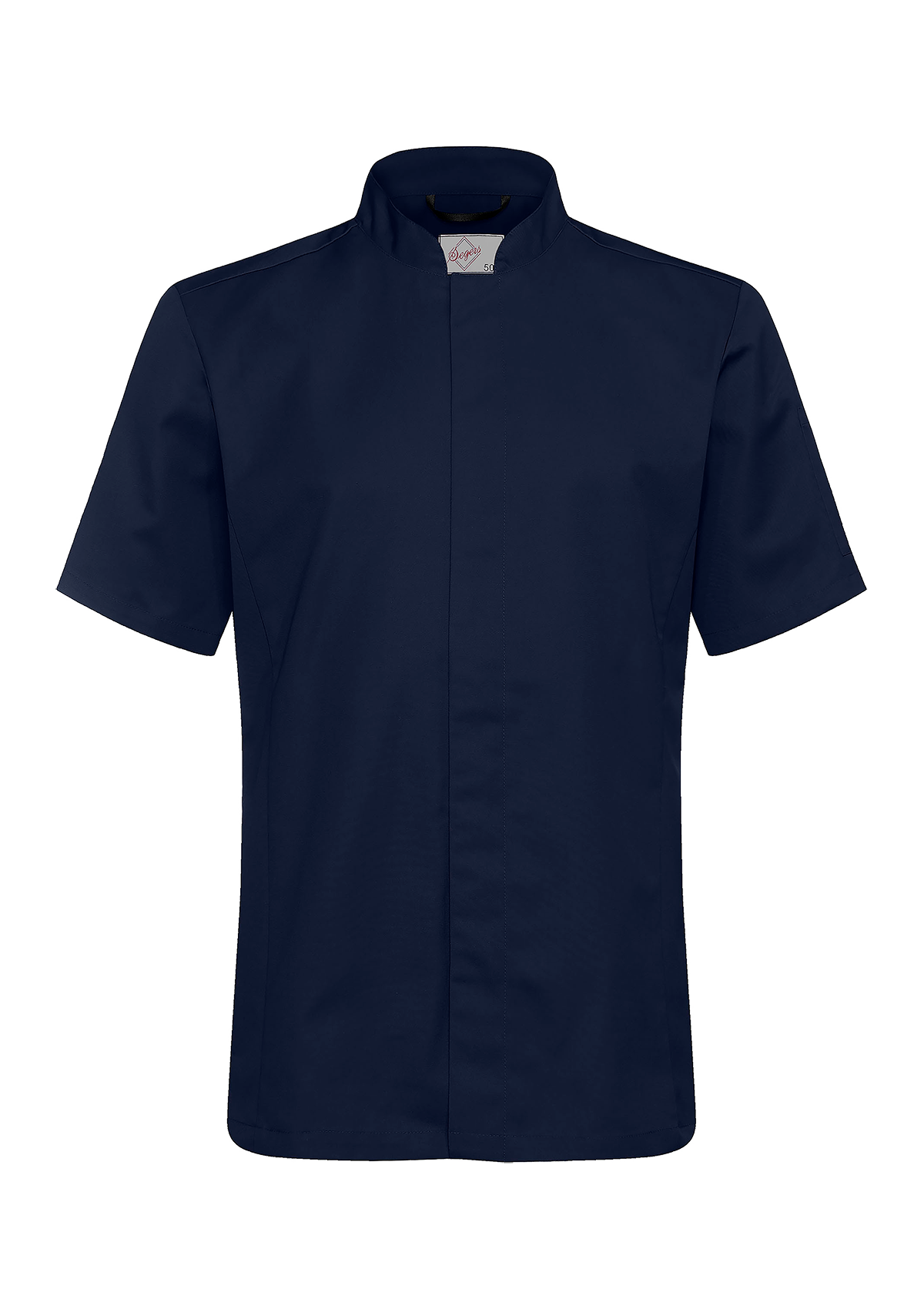 Men's Chef Shirt in slim-fit with Short Sleeves. Segers | Cookniche