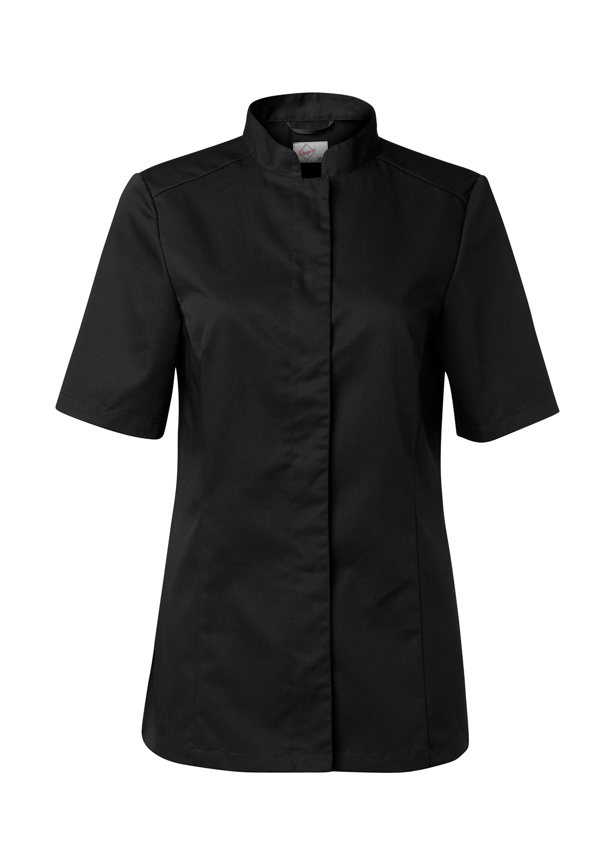 Camisa de chef para mujer entallada manga corta | Segers