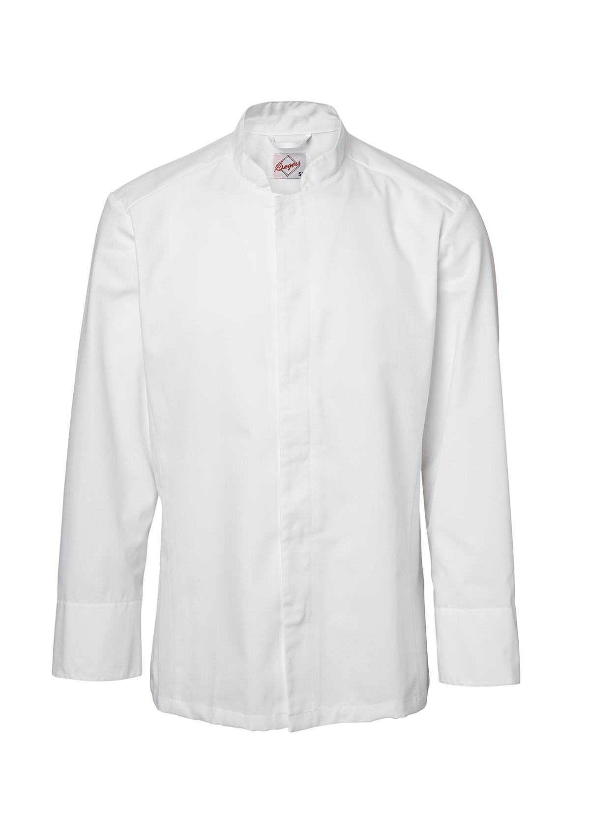 Camisa de chef para hombre entallada manga larga | Segers