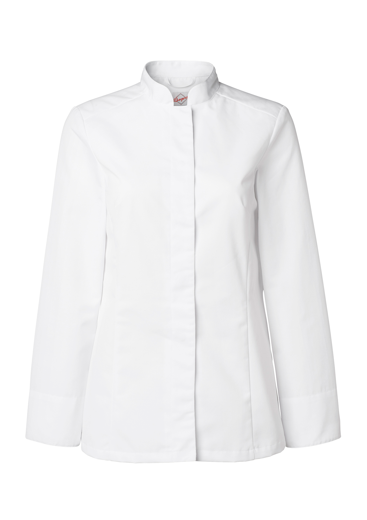 Camisa de chef para mujer entallada manga larga | Segers