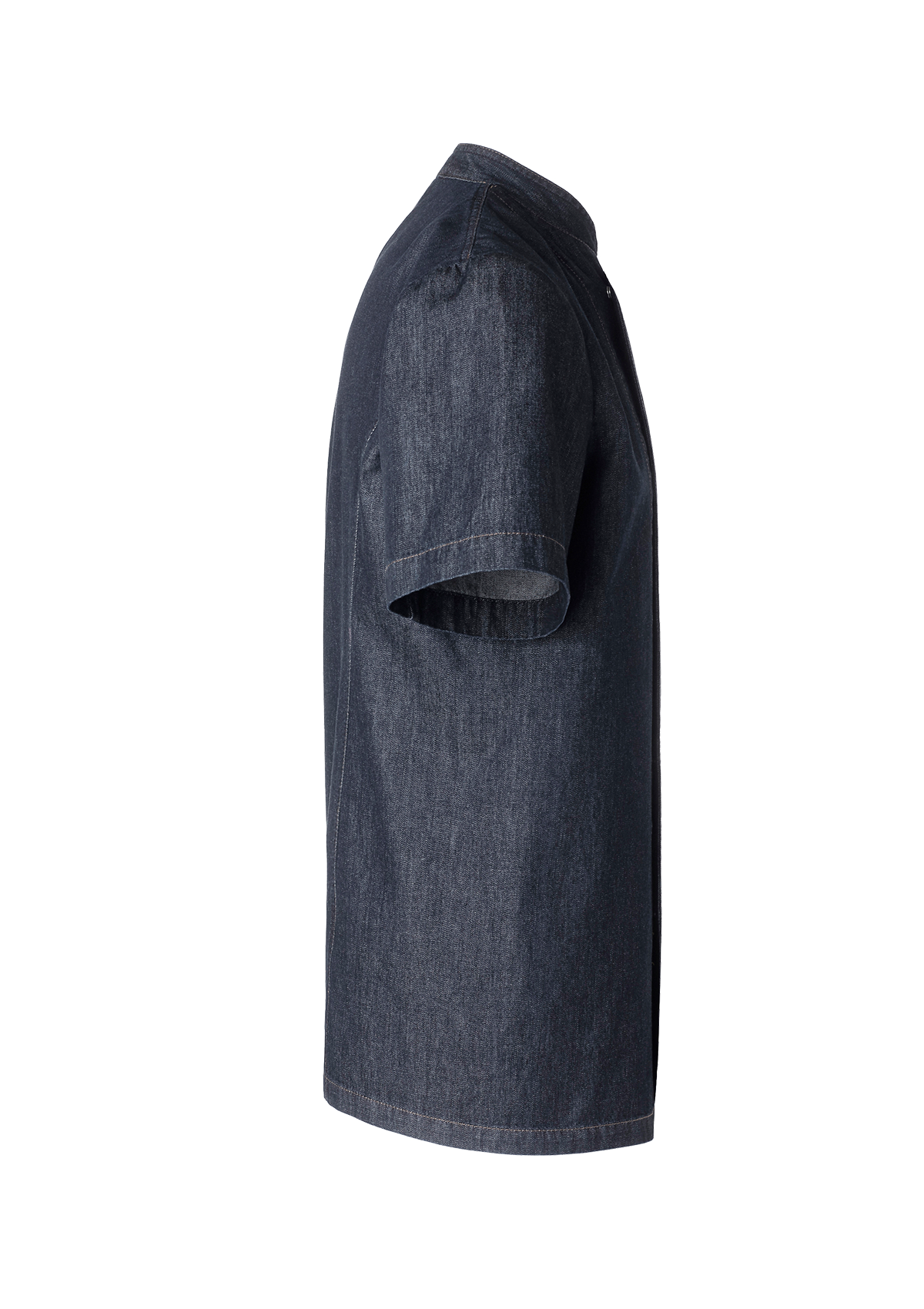 Chaqueta de chef para hombre vaquera cruzada manga corta | Segers