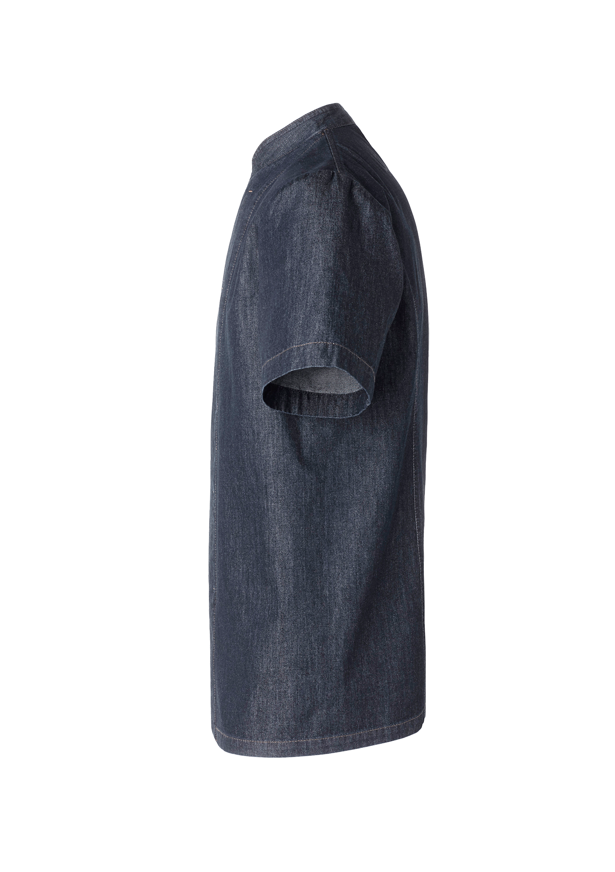 Chaqueta de chef para hombre vaquera cruzada manga corta | Segers