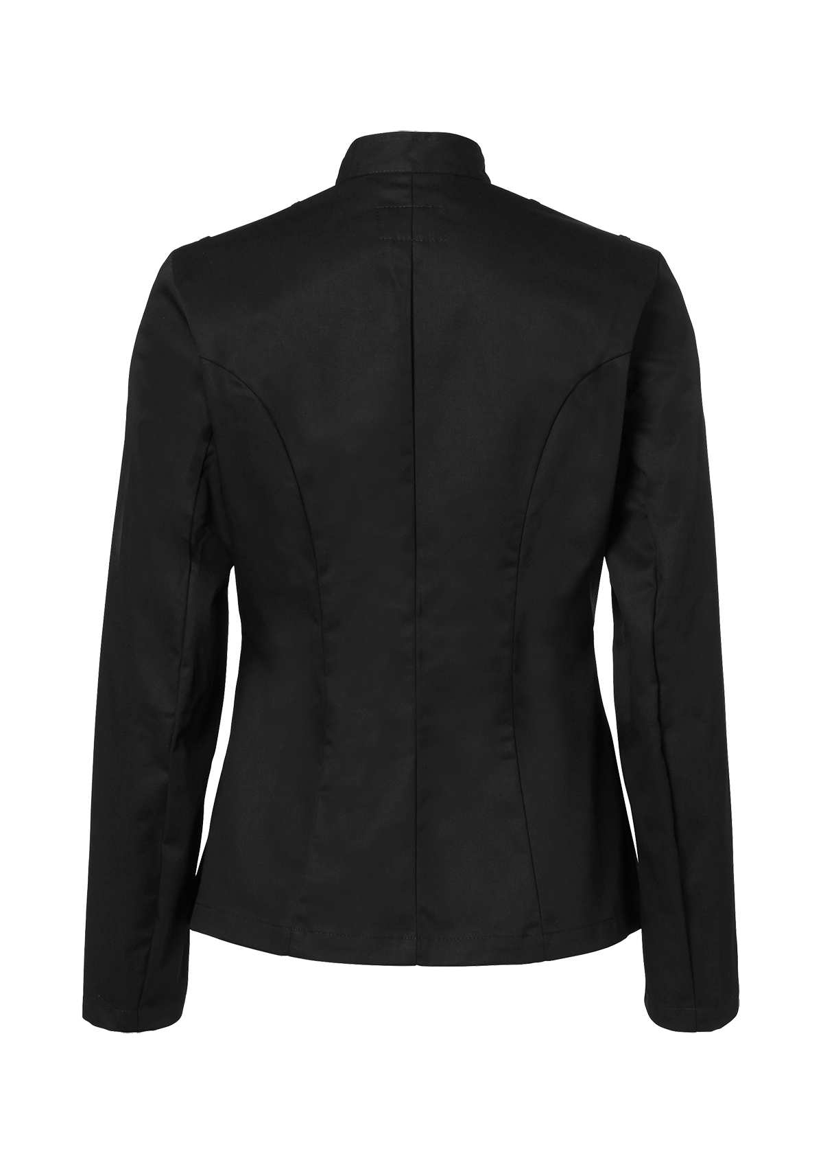 Veste de Serveuse Col Officier avec Boutons Métal Dorés | Segers