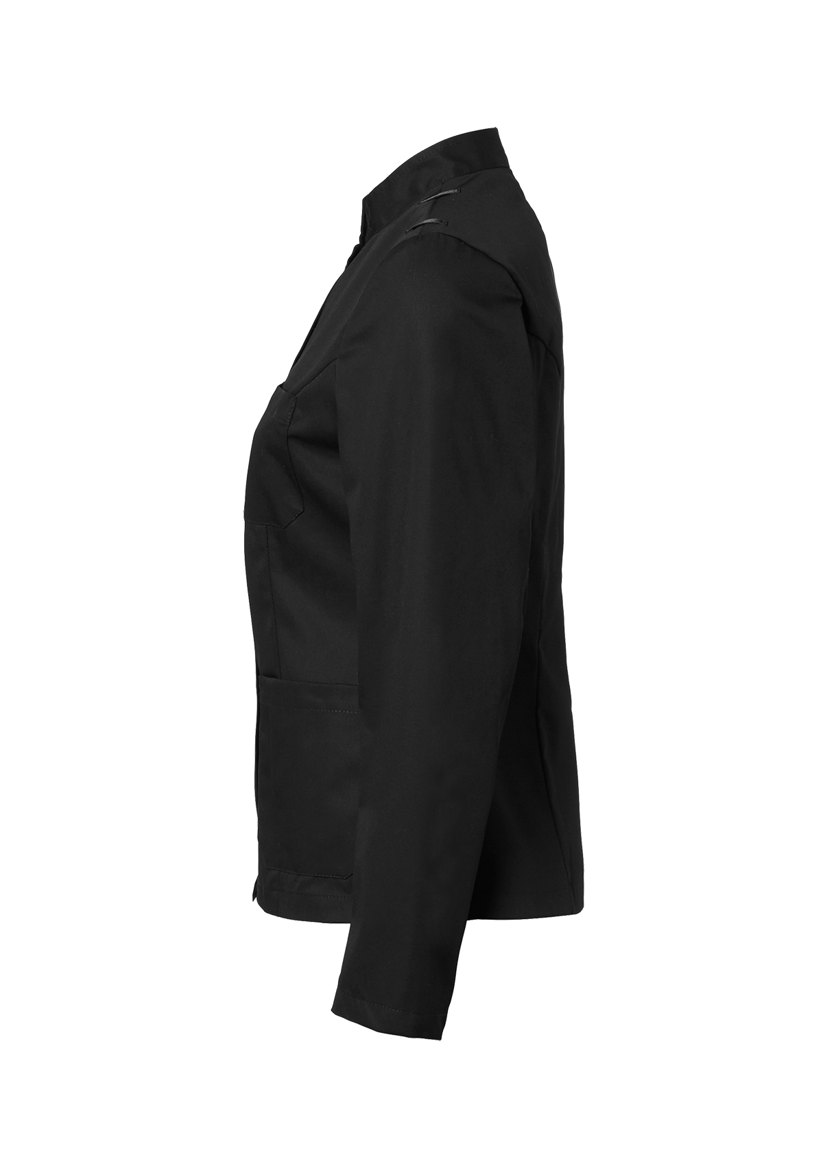 Veste de Serveuse Col Officier avec Boutons Métal Dorés | Segers