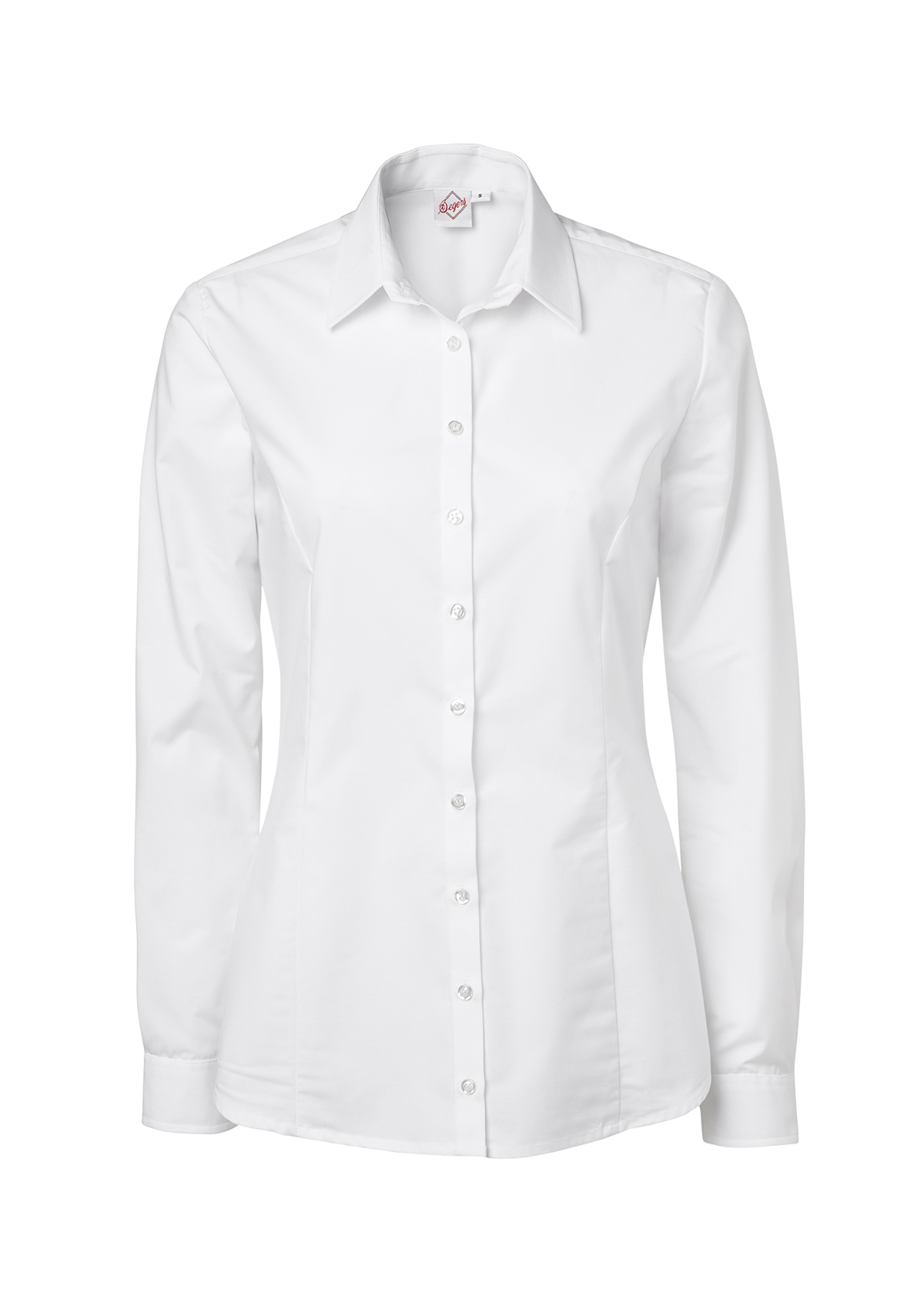 Camisa para mujer clásica ligeramente entallada manga larga | Segers
