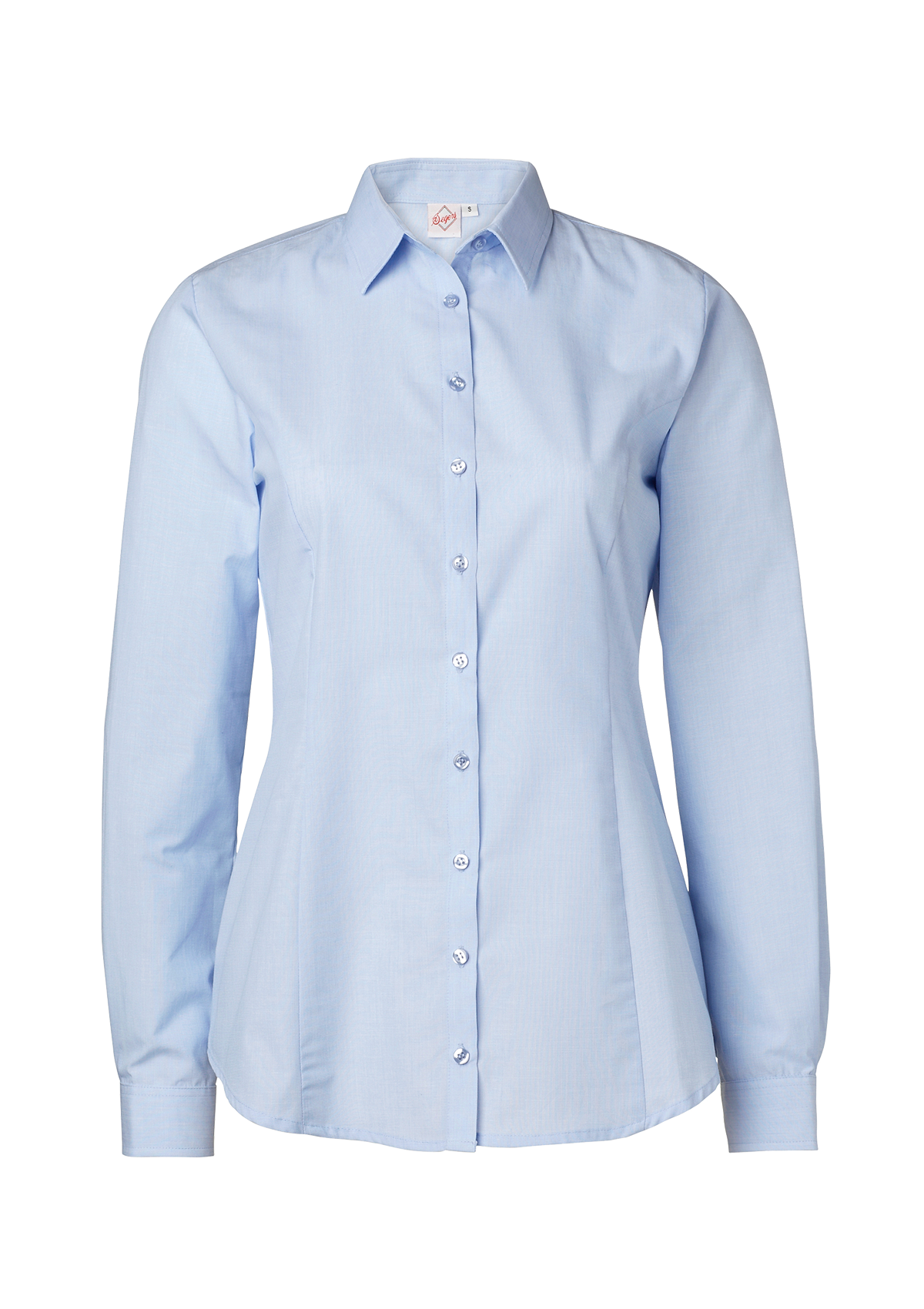 Camisa para mujer clásica ligeramente entallada manga larga | Segers