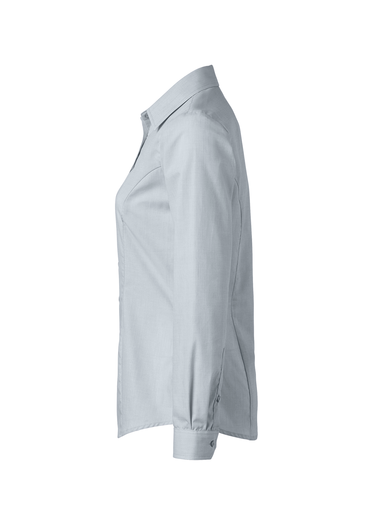 Camisa para mujer clásica ligeramente entallada manga larga | Segers