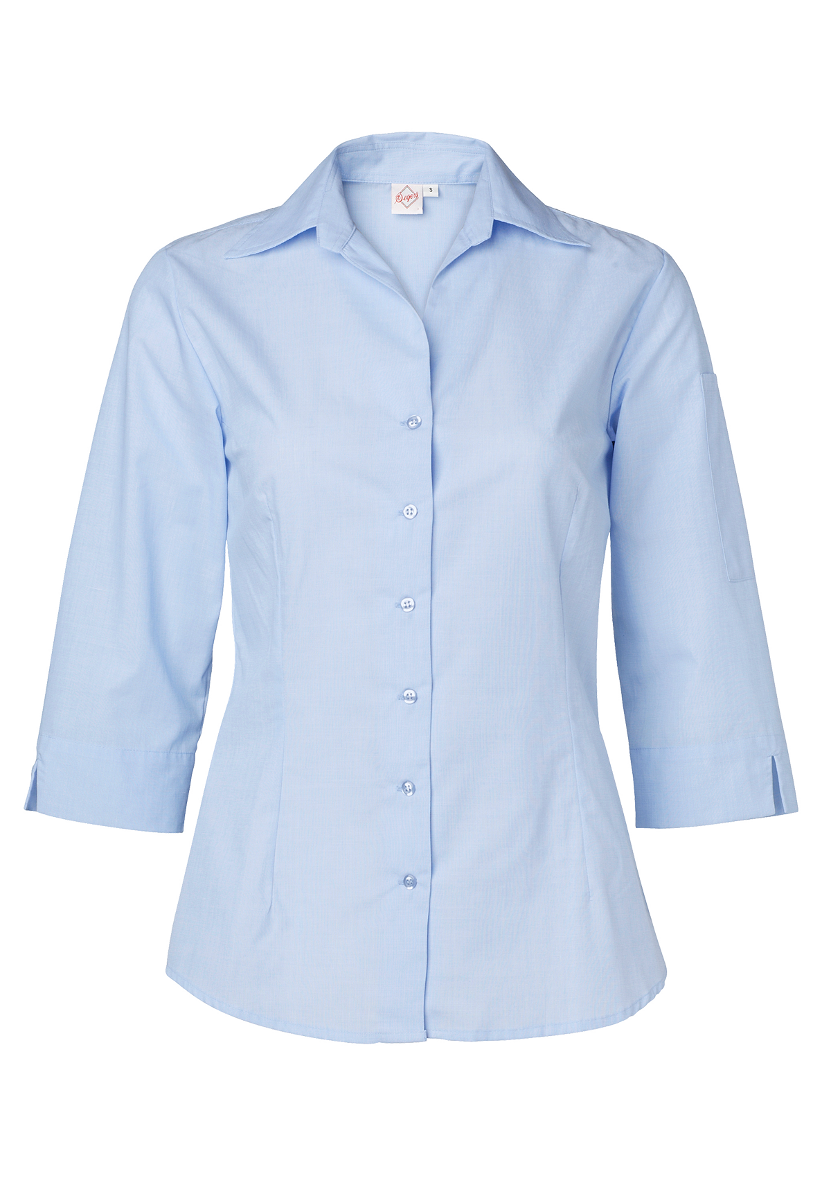 Blusa para mujer con mangas tres cuartos y bolsillo | Segers