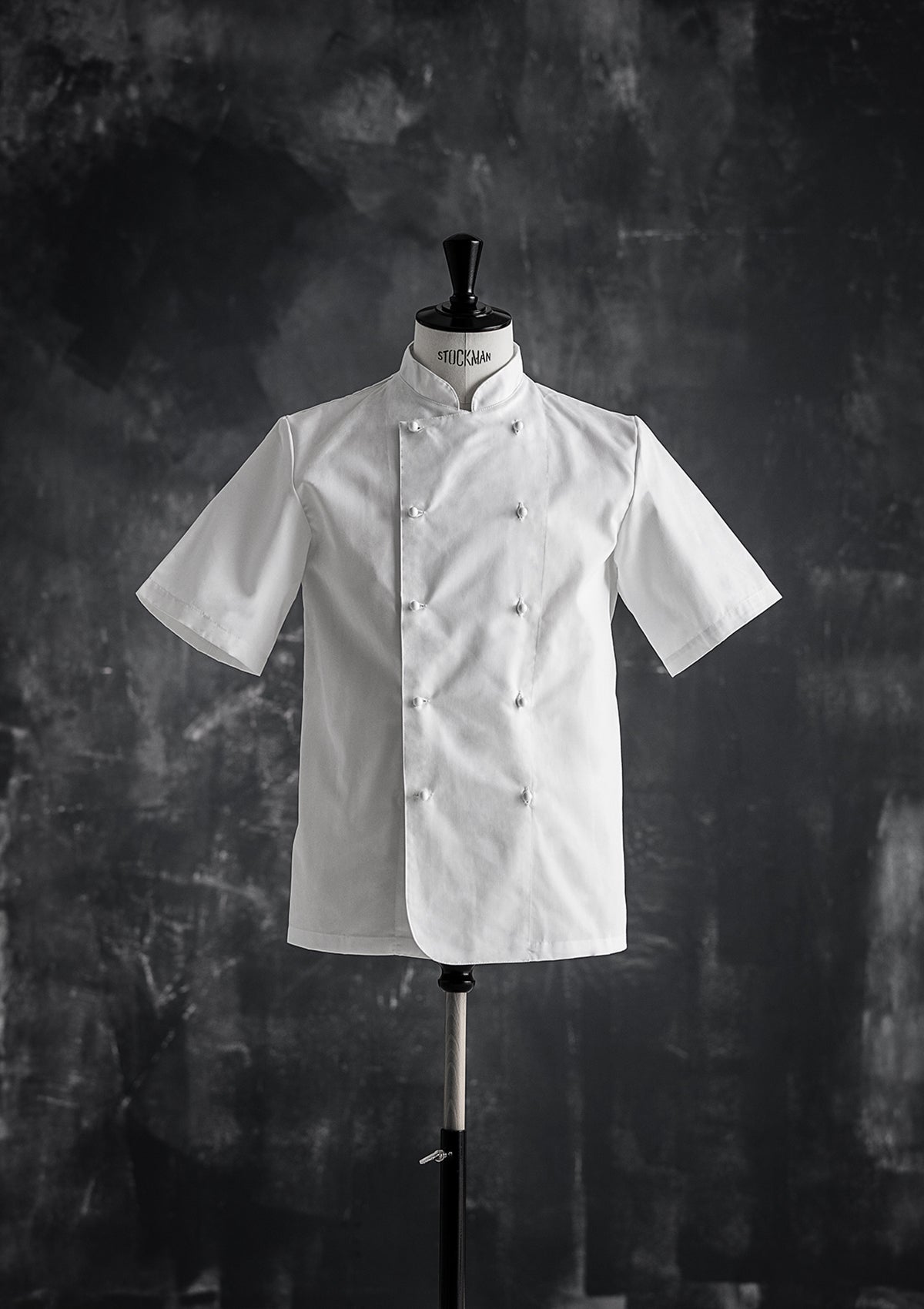 Chaqueta de chef para hombre cruzada manga corta | Segers