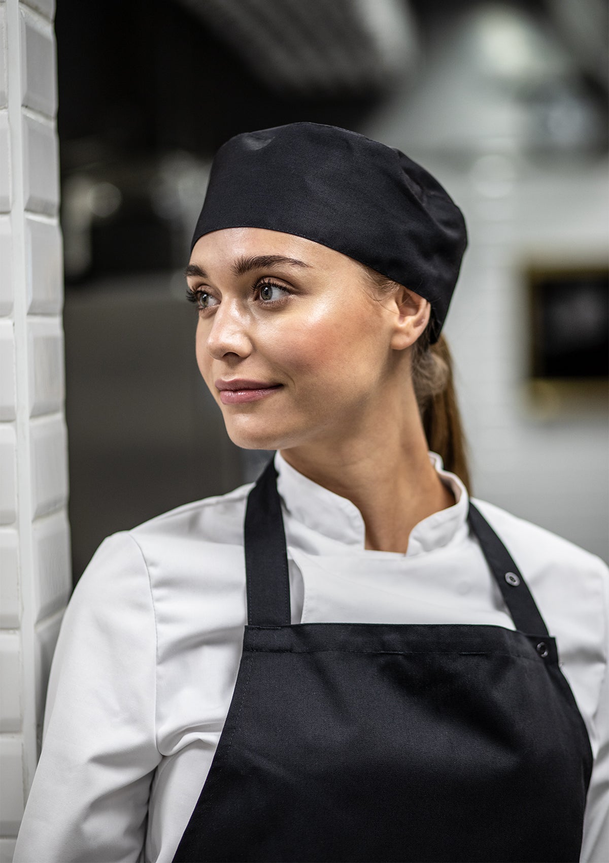 Gorro de chef unisex con elástico trasero | Segers