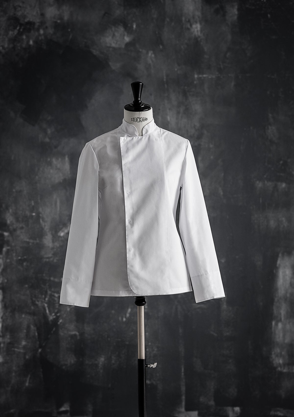 Chaqueta de chef para mujer cruzada ligeramente entallada manga larga | Segers