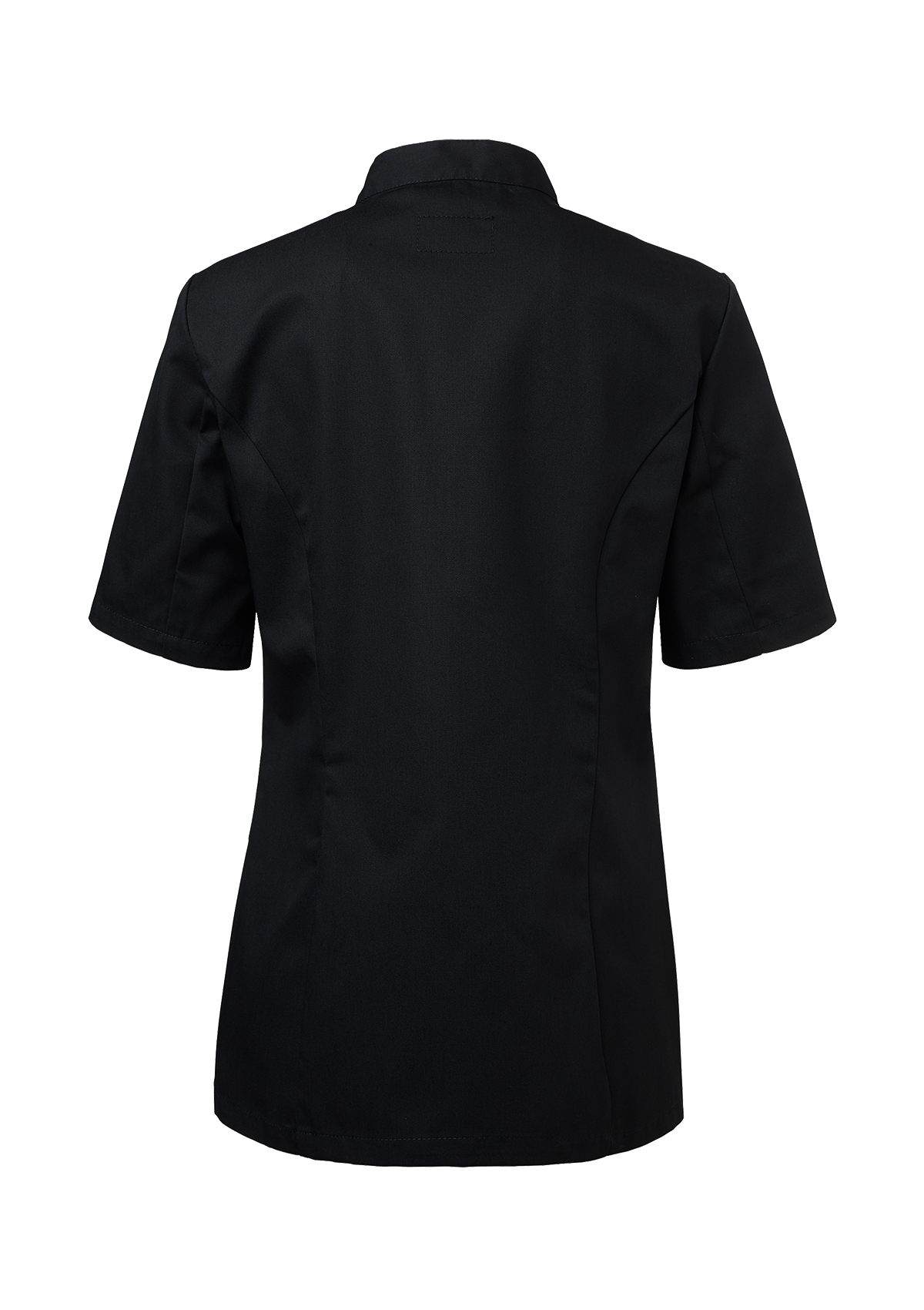 Chaqueta de chef para mujer cruzada ligeramente entallada manga corta | Segers