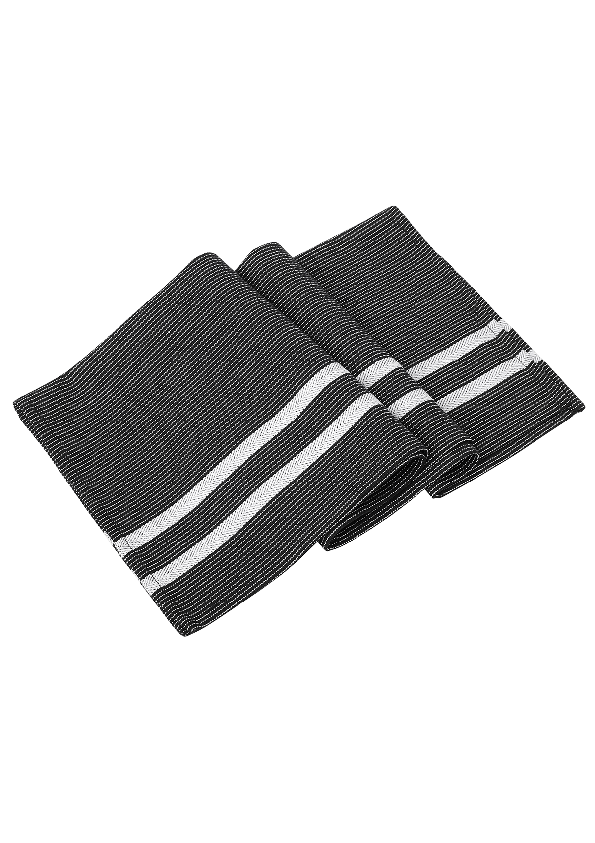 Paños de cocina para chef 6 unidades algodón blanco y negro | Segers