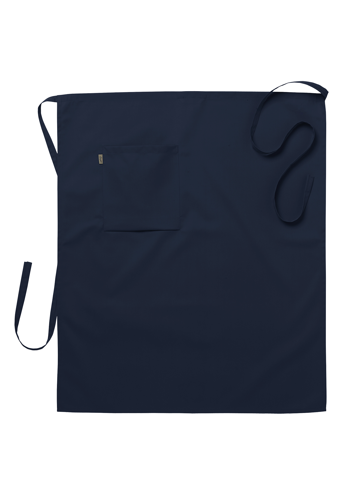 Delantal largo de cintura unisex con bolsillo derecho | Segers