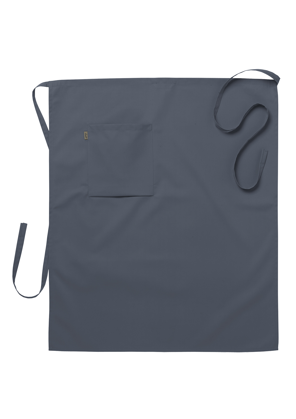 Delantal largo de cintura unisex con bolsillo derecho | Segers