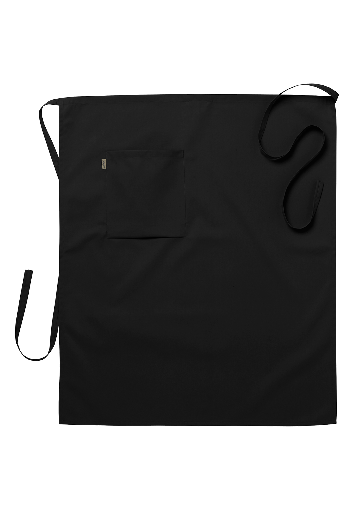 Delantal largo de cintura unisex con bolsillo derecho | Segers