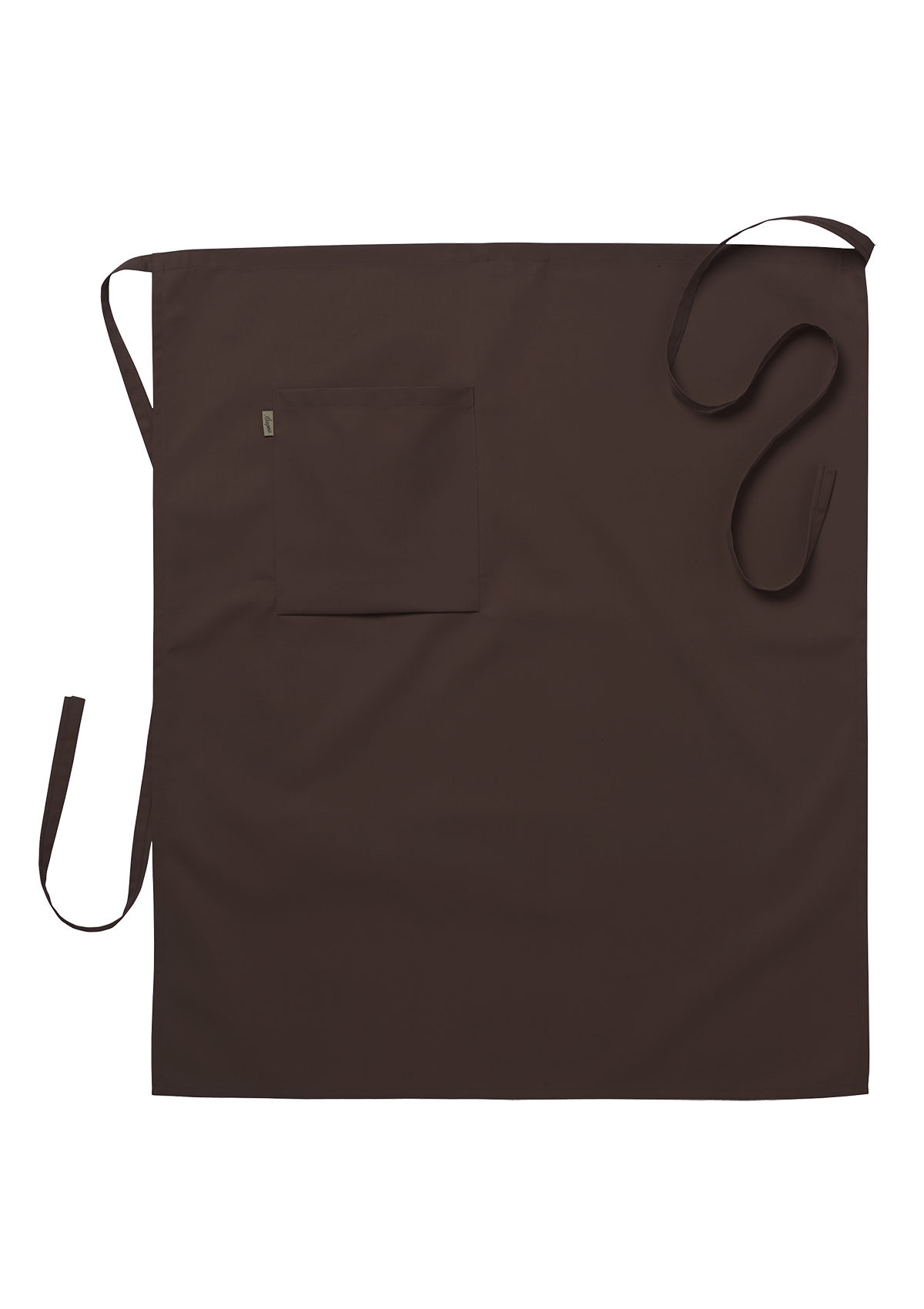 Delantal largo de cintura unisex con bolsillo derecho | Segers