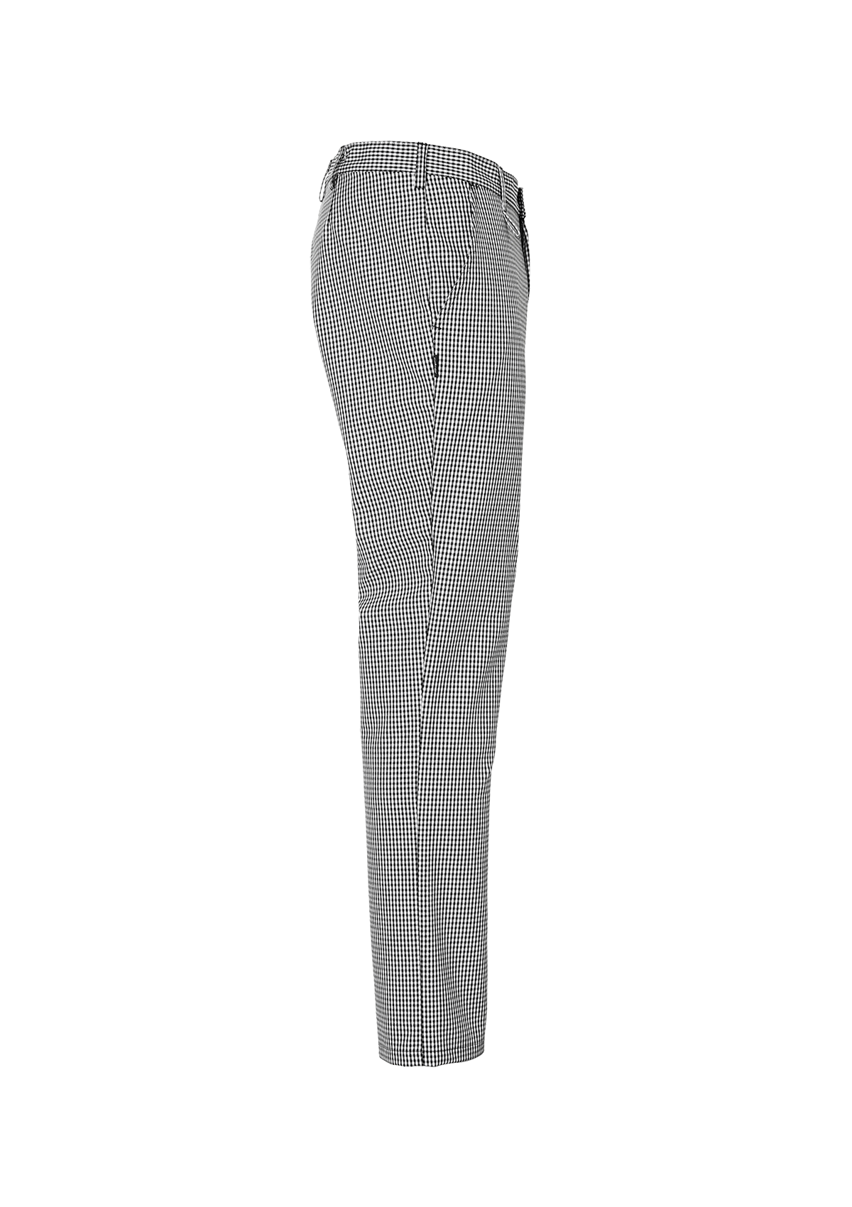 Pantalón de chef para hombre en pepita negra frente liso | Segers