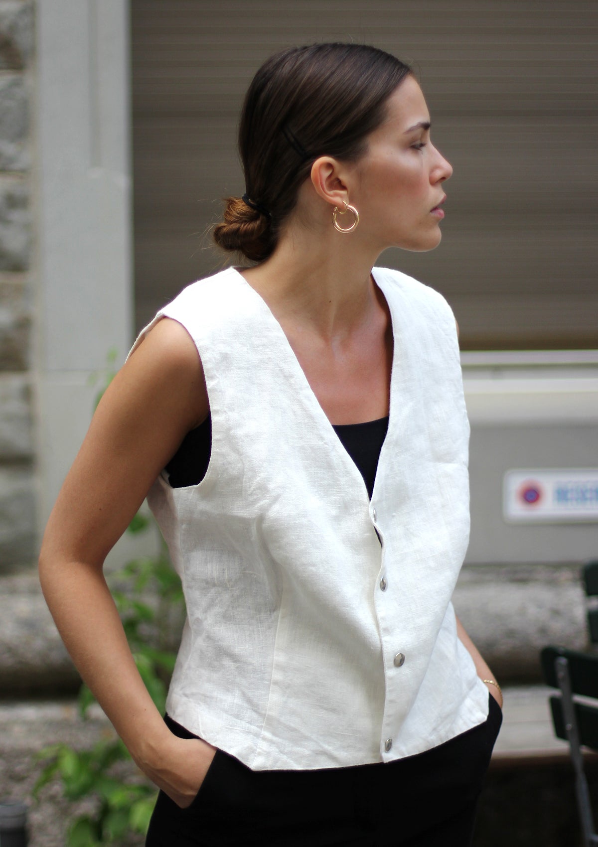 Chaleco London en lino | U.C.W