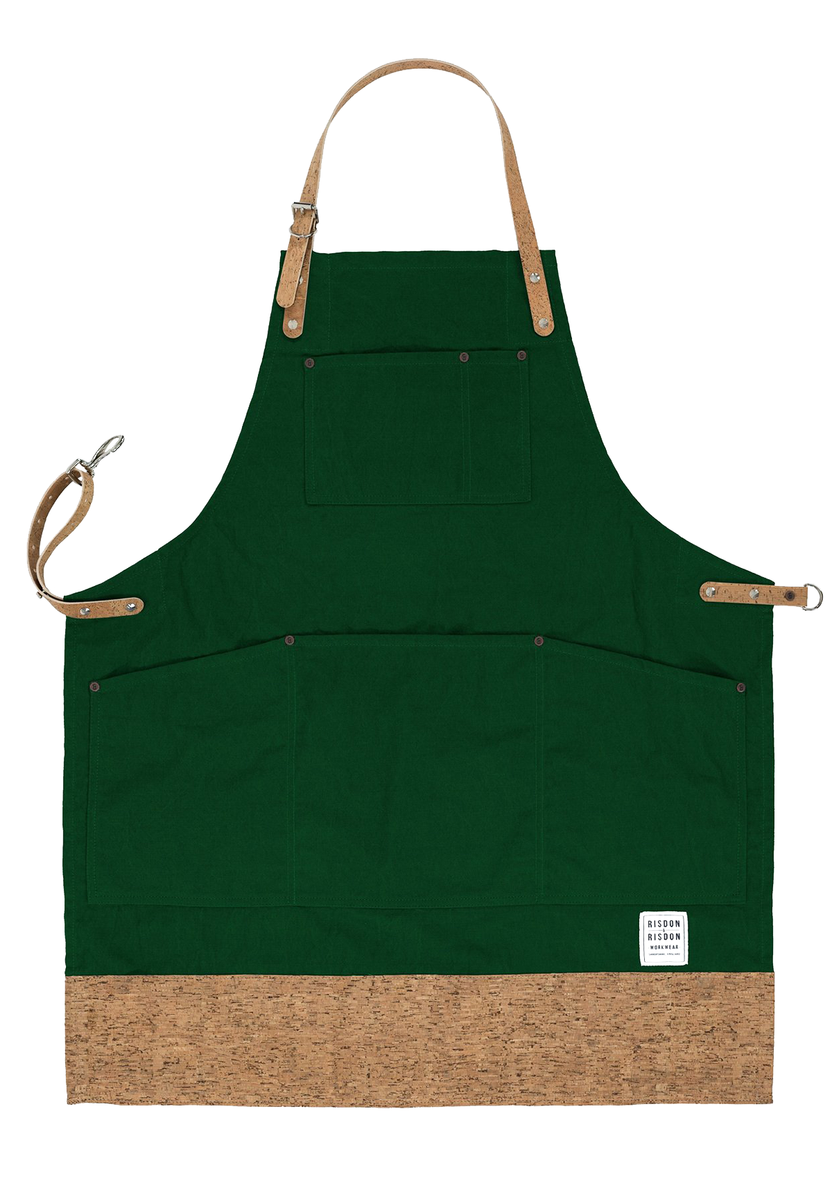 Handcrafted Original Apron with Cork Straps & Trim Unisex | Risdon & Risdon
