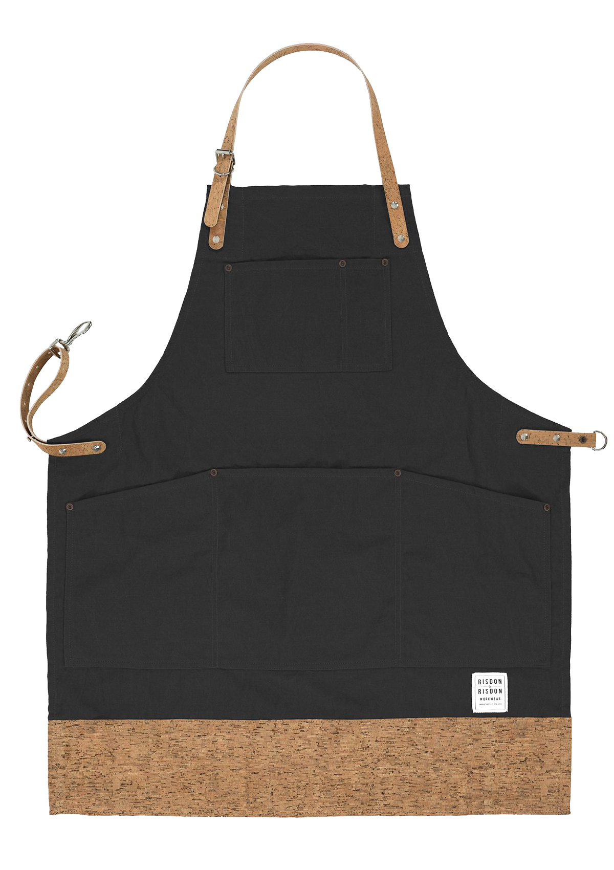 Handcrafted Original Apron with Cork Straps & Trim Unisex | Risdon & Risdon