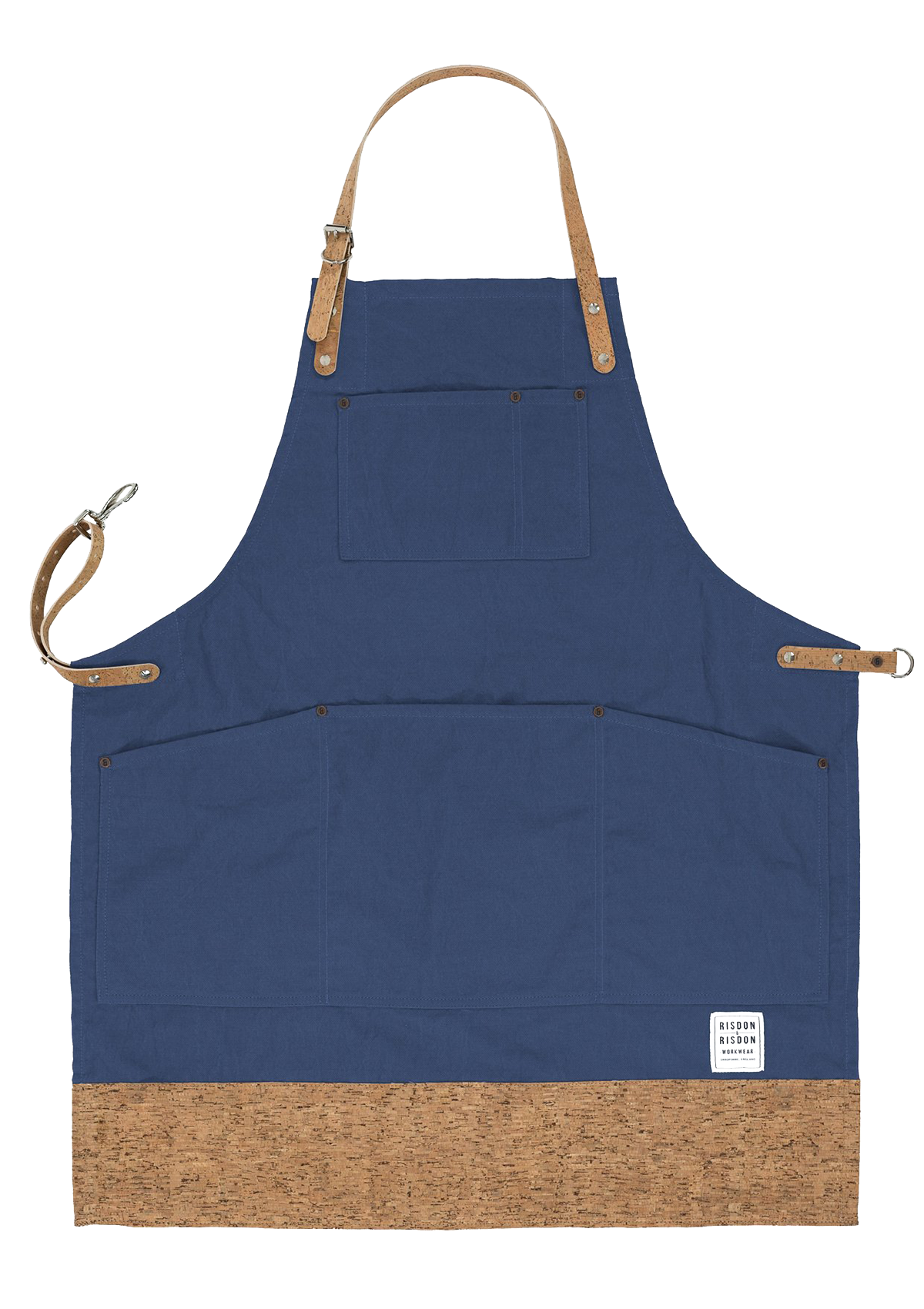 Handcrafted Original Apron with Cork Straps & Trim Unisex | Risdon & Risdon
