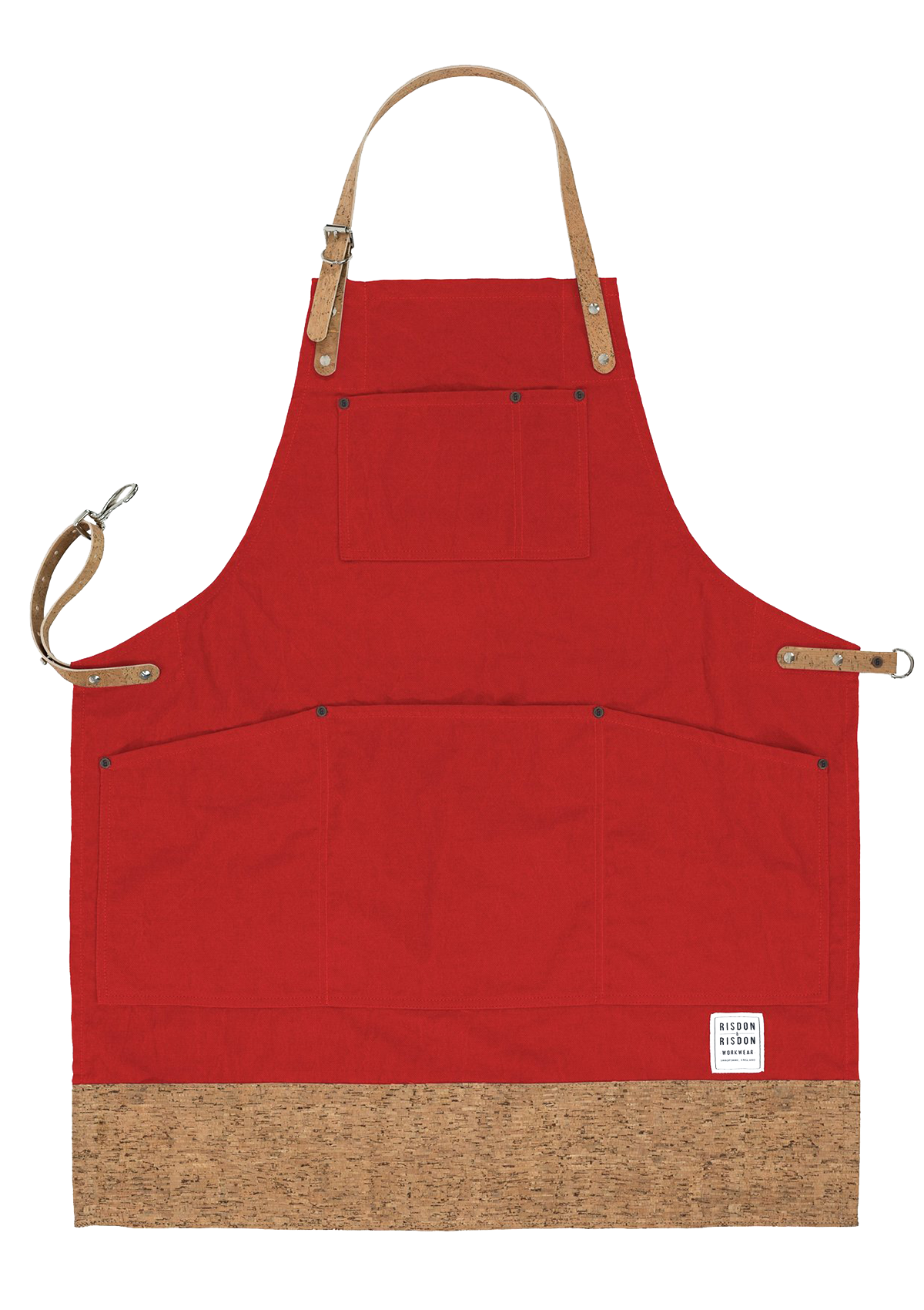 Handcrafted Original Apron with Cork Straps & Trim Unisex | Risdon & Risdon