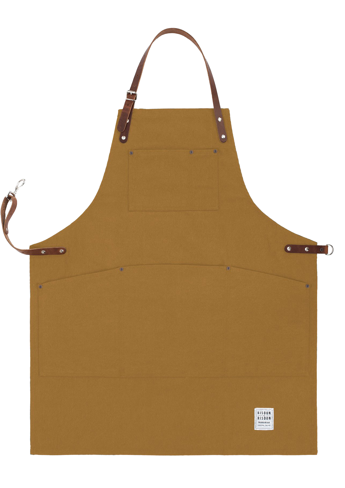 Handcrafted Original Apron with Leather Straps Unisex | Risdon & Risdon
