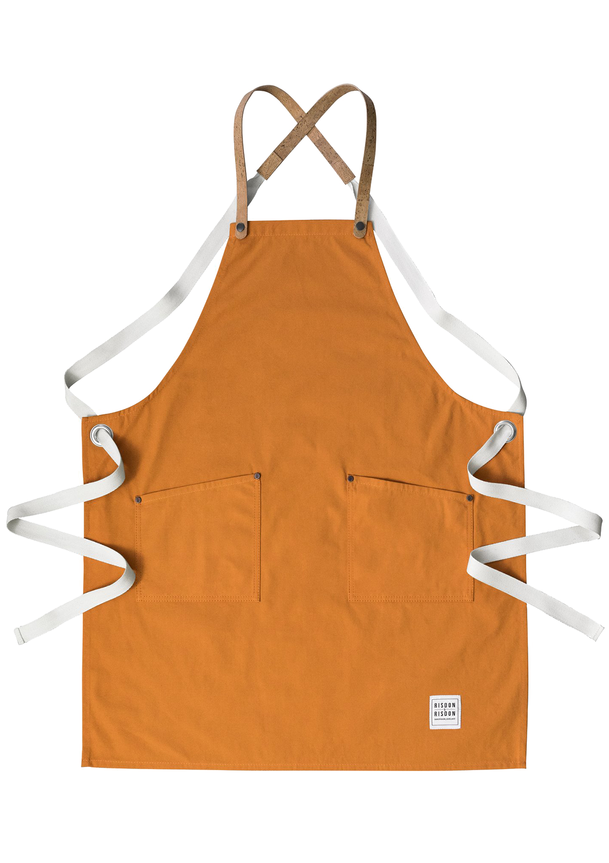 Handcrafted Apron Studio with Cork Straps Unisex | Risdon & Risdon