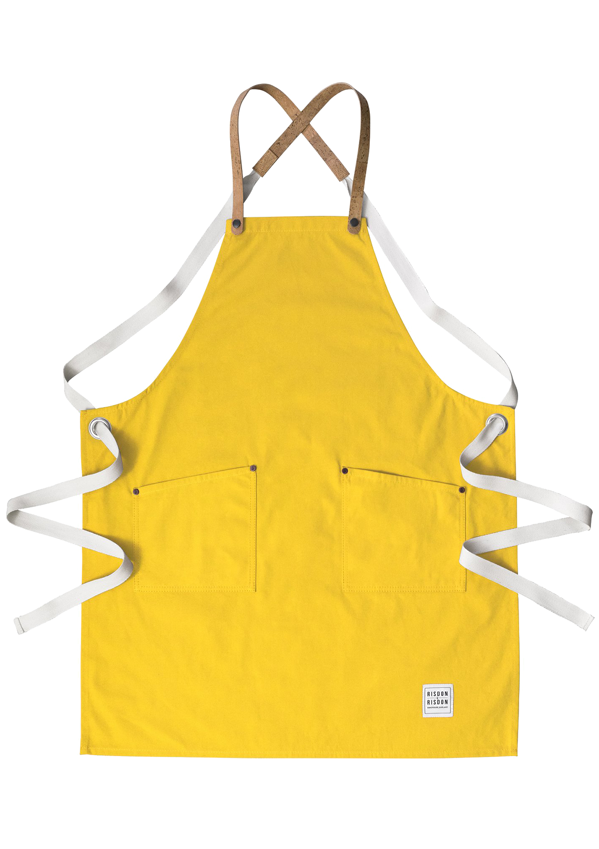 Handcrafted Apron Studio with Cork Straps Unisex | Risdon & Risdon
