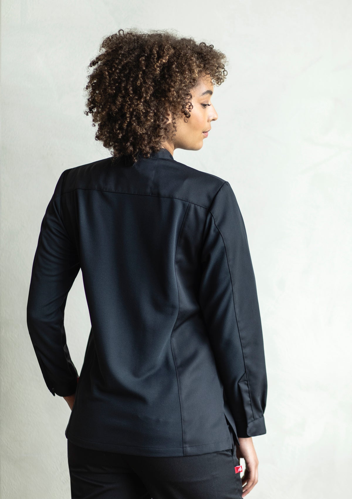 Chaqueta de chef mujer stretch manga larga | Segers