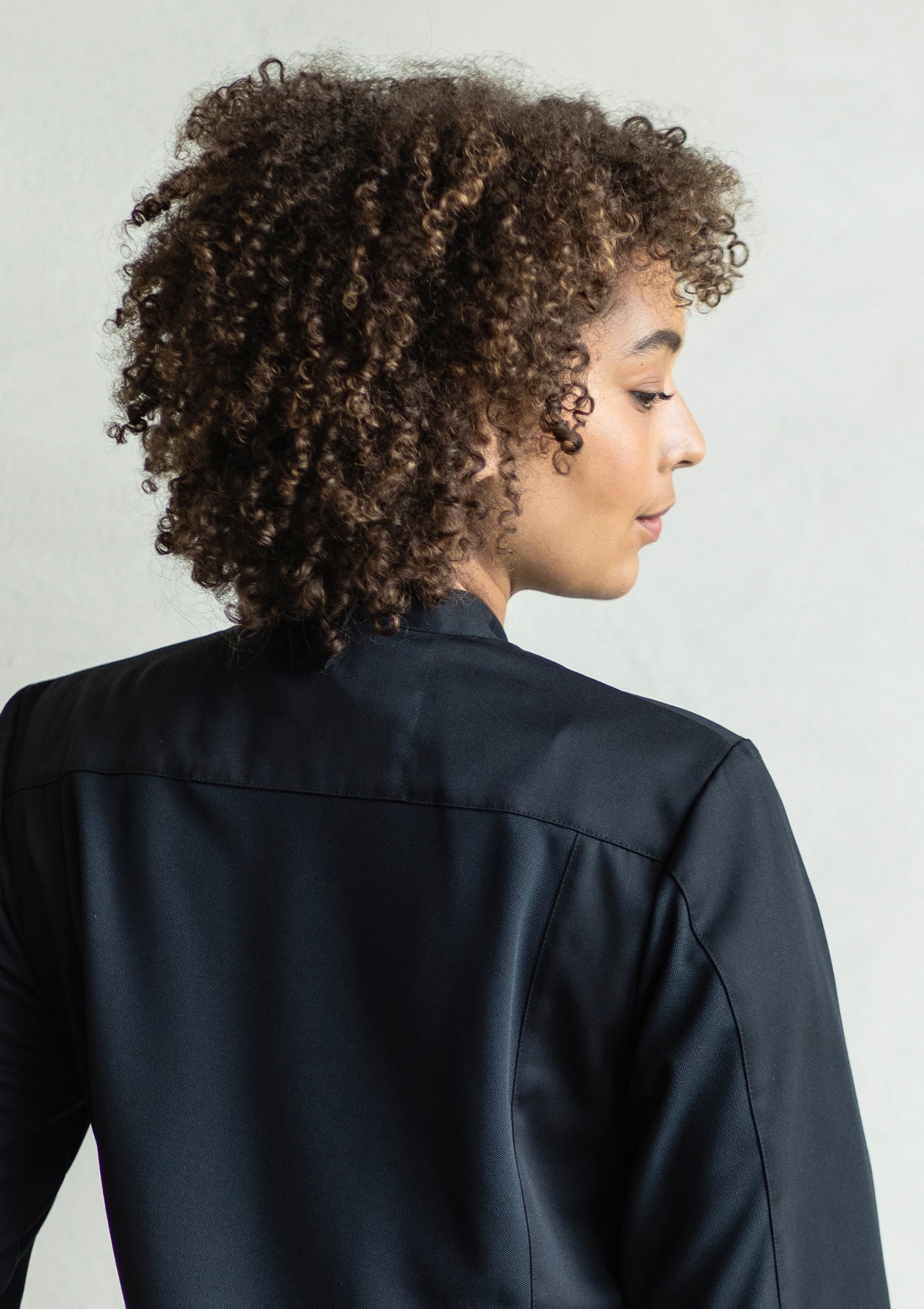 Chaqueta de chef mujer stretch manga larga | Segers