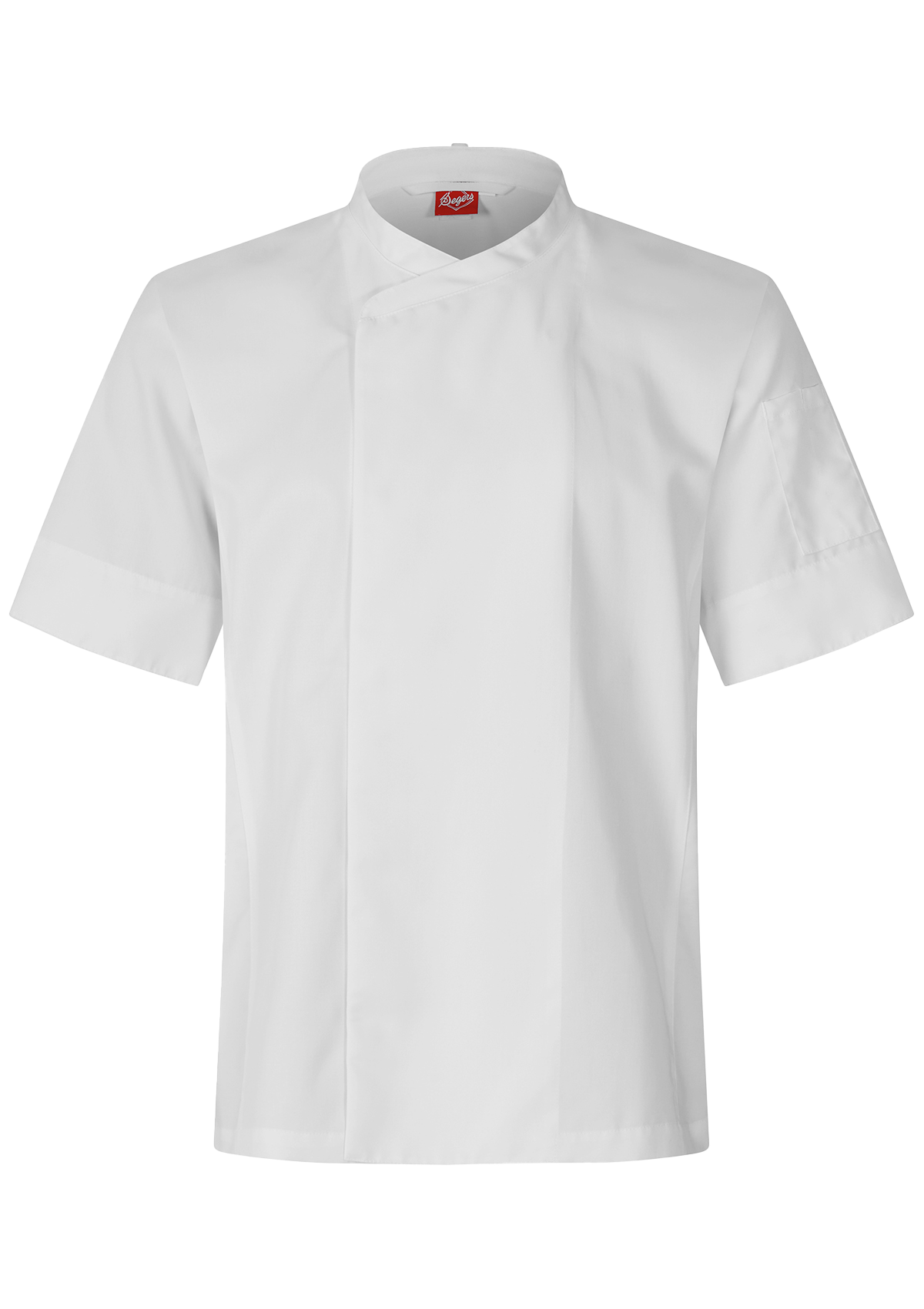 Unisex Short-Sleeved Chef's shirt With Stretch Panels