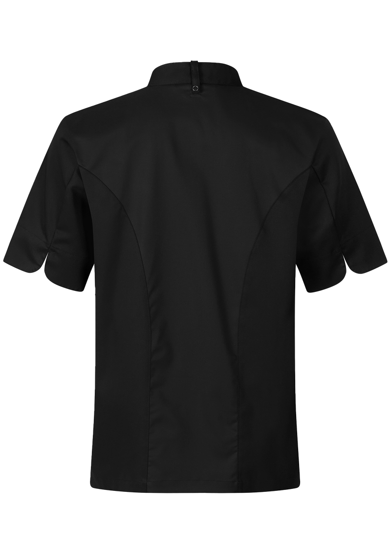 Unisex Short-Sleeved Chef's shirt With Stretch Panels