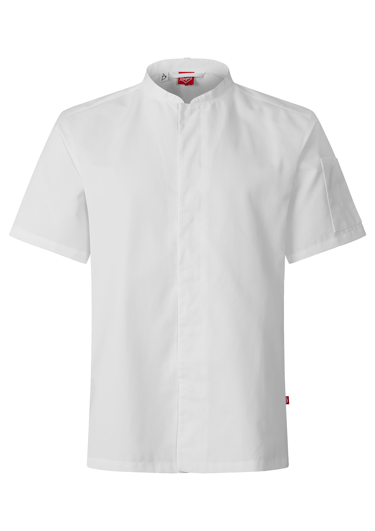 Smart-Unisex Chef's Shirt with Short Sleeves