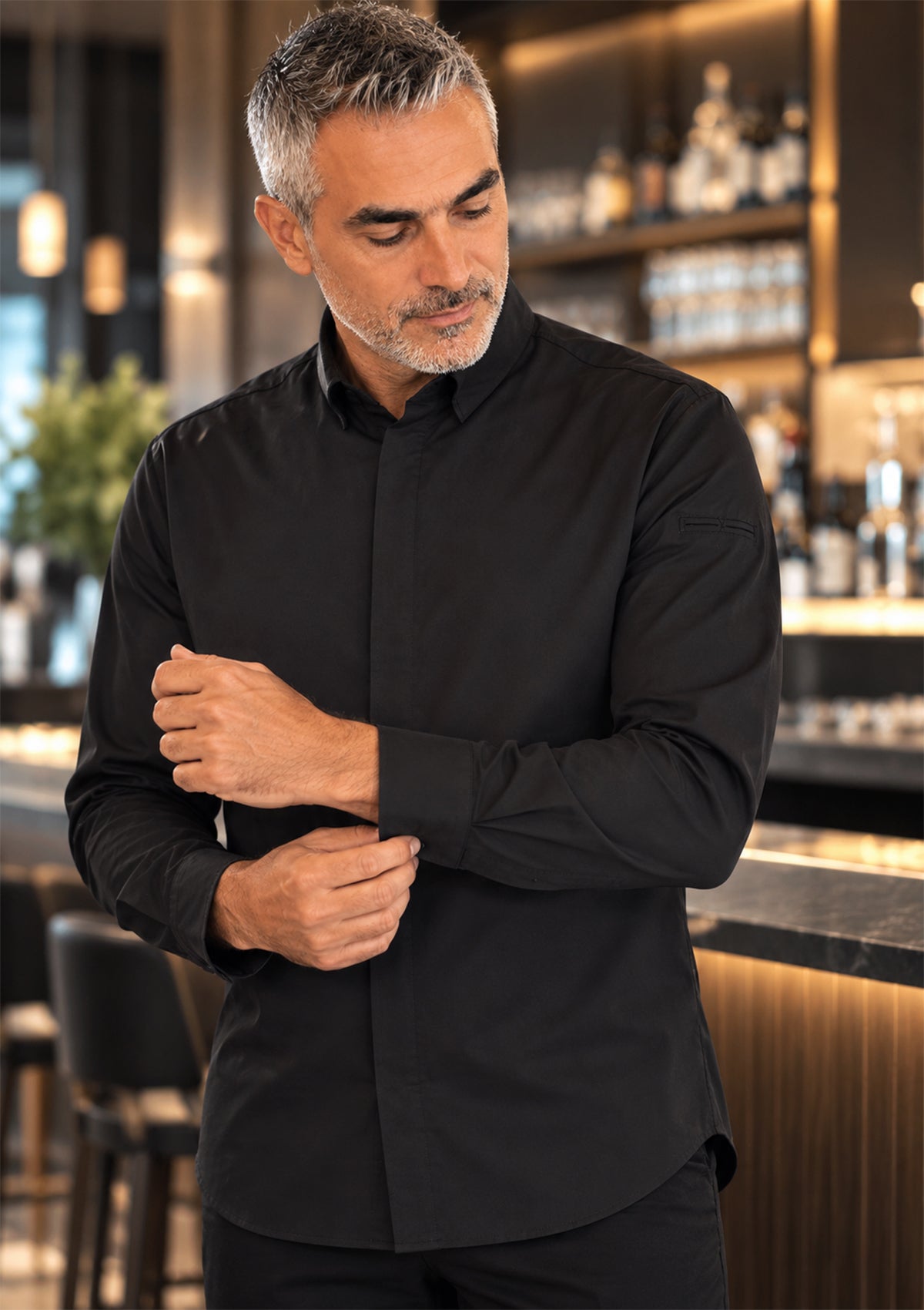 Men's Stretch Chef Shirt