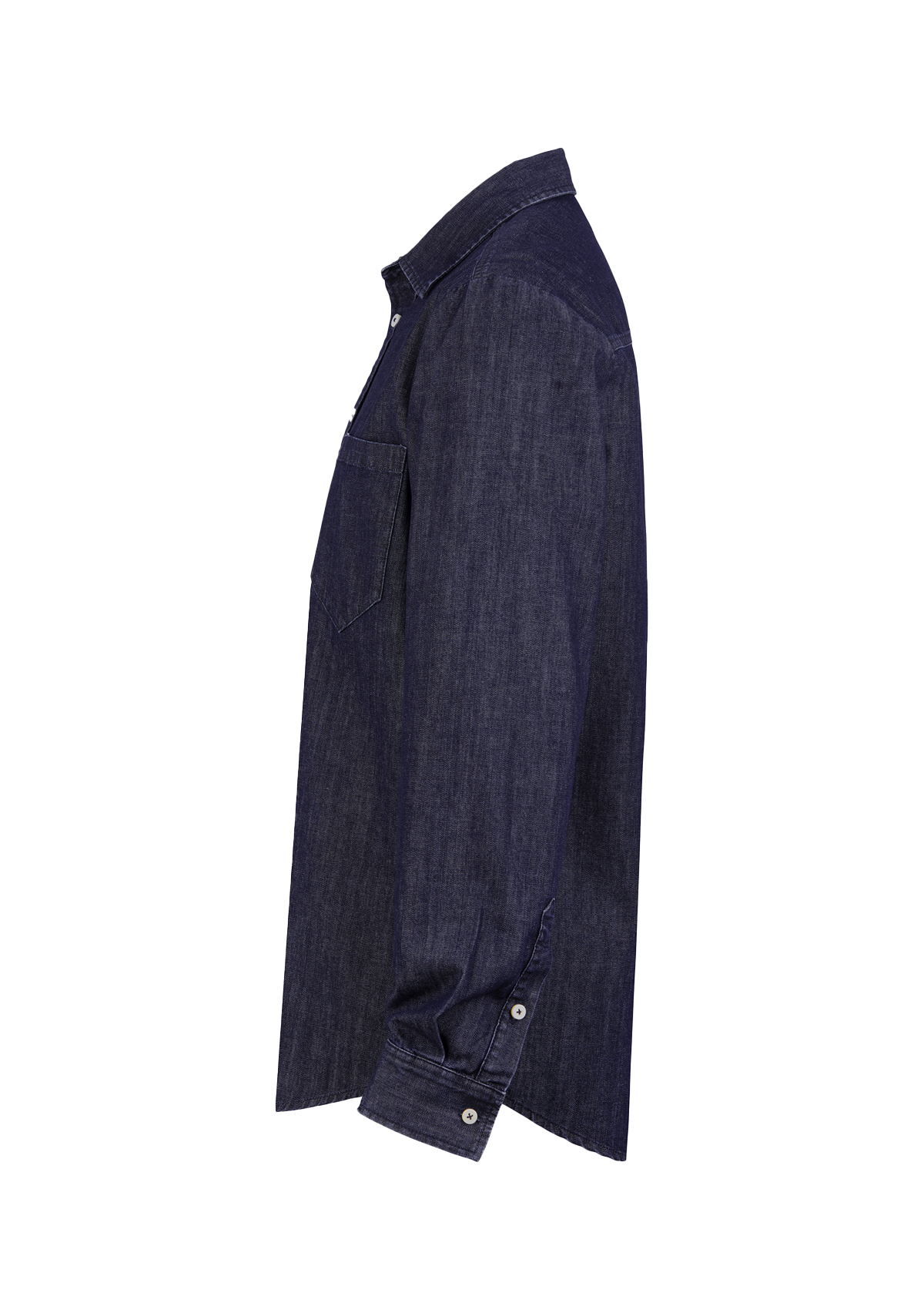 Chemise en denim pour homme, coupe régulière